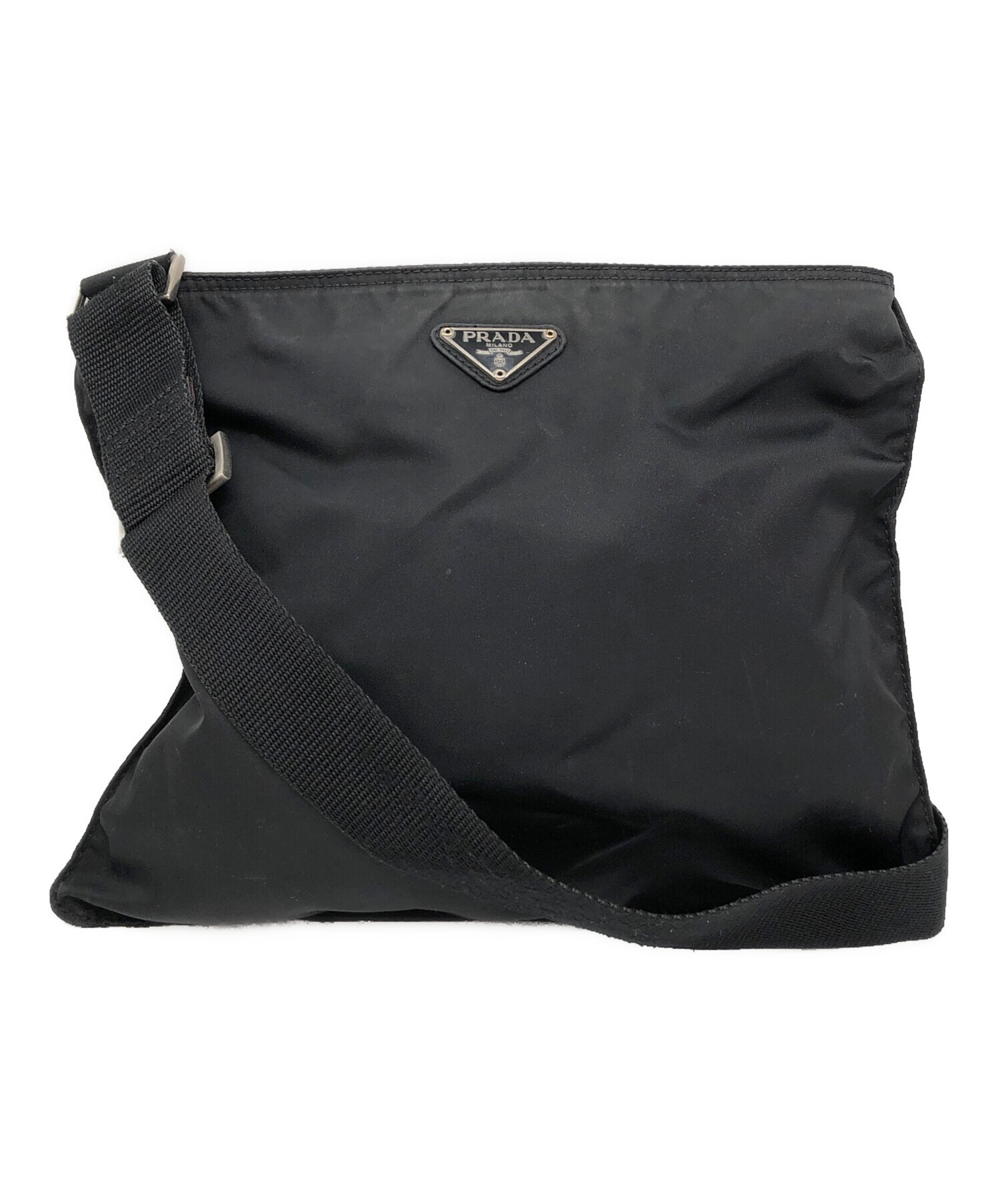 中古・古着通販】PRADA (プラダ) サコッシュ ブラック｜ブランド・古着 