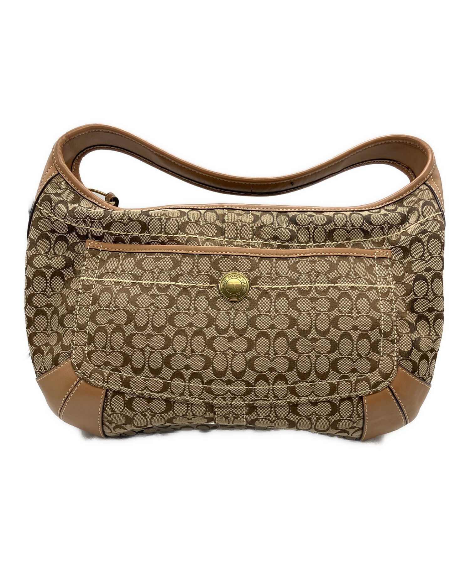 中古・古着通販】COACH (コーチ) ミニシグネチャー ワンショルダー
