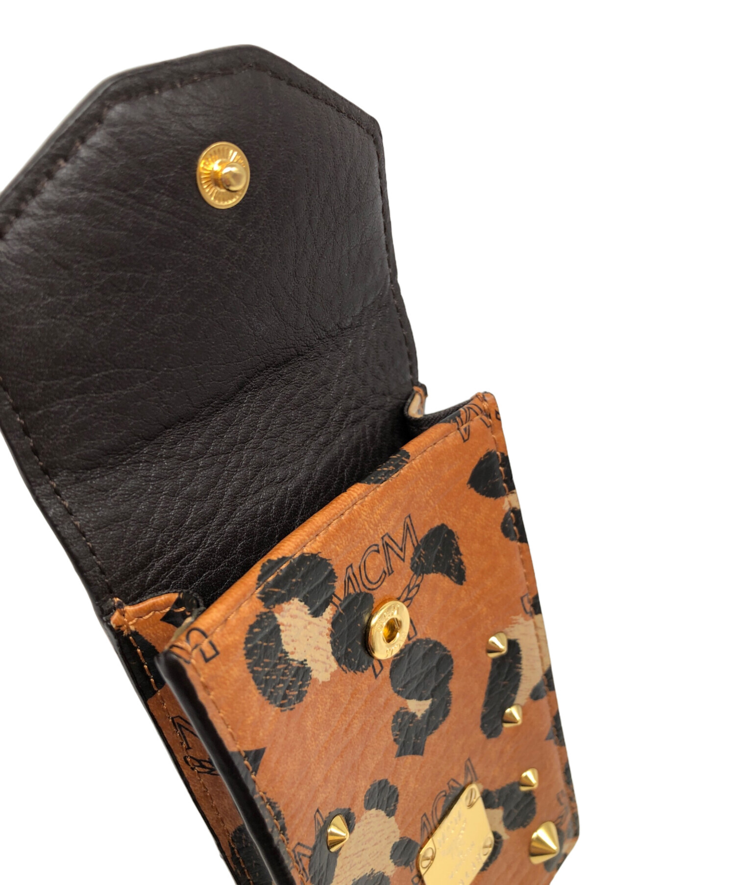 美品 MCM レオパード エンブレム ロゴ レザー フックケース 美品 MCM レオパード エンブレム ロゴ レザー フックケース 美品！ MCM