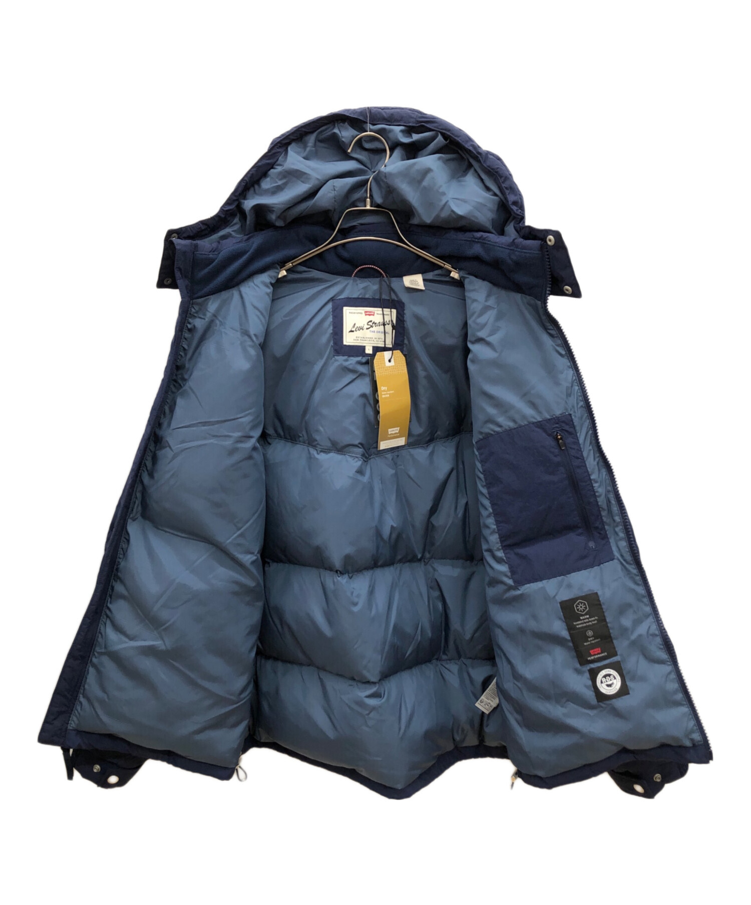 中古・古着通販】LEVI'S (リーバイス) ダウンジャケット ネイビー
