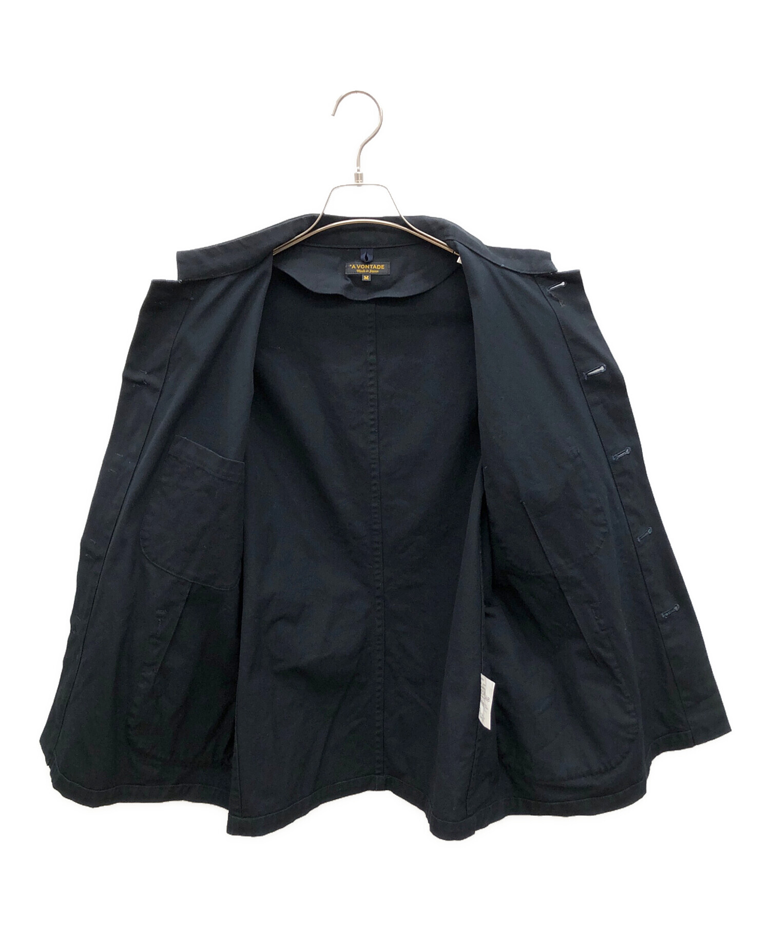 中古・古着通販】A vontade (アボンタージ) ワークジャケット ブラック 