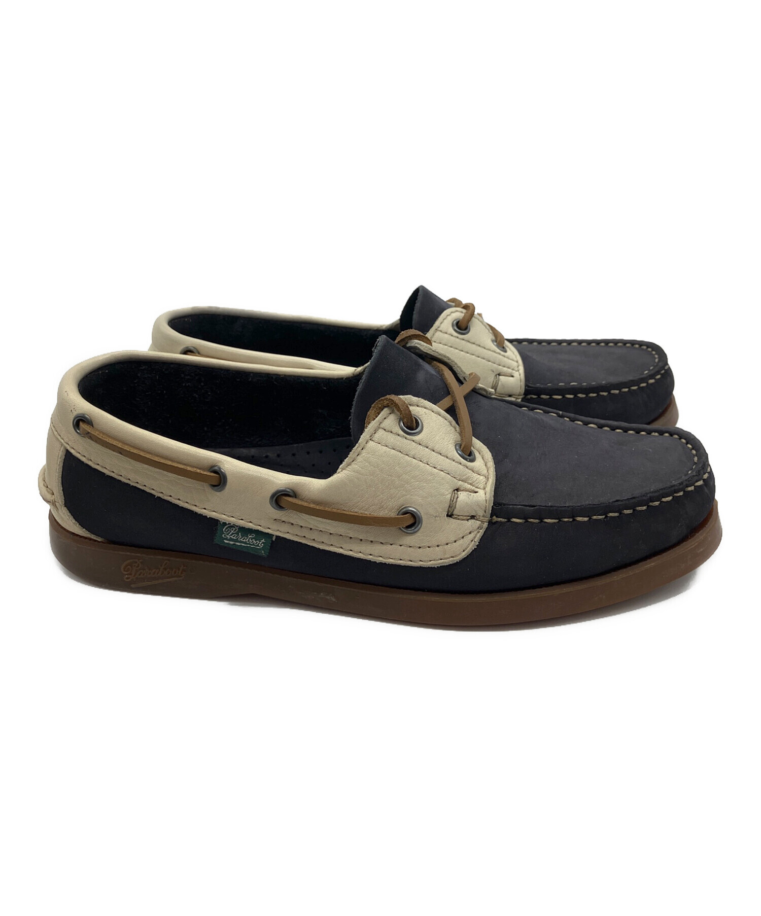 中古・古着通販】PARABOOT (パラブーツ) デッキシューズ ネイビー 