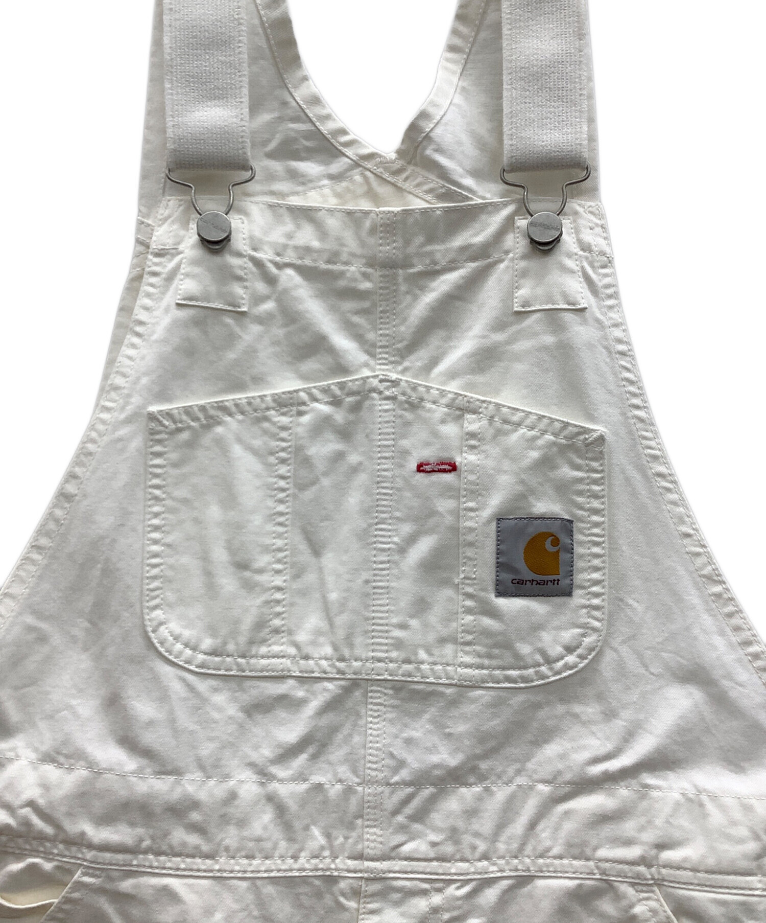 中古・古着通販】CarHartt (カーハート) BIB OVERALL ホワイト サイズ