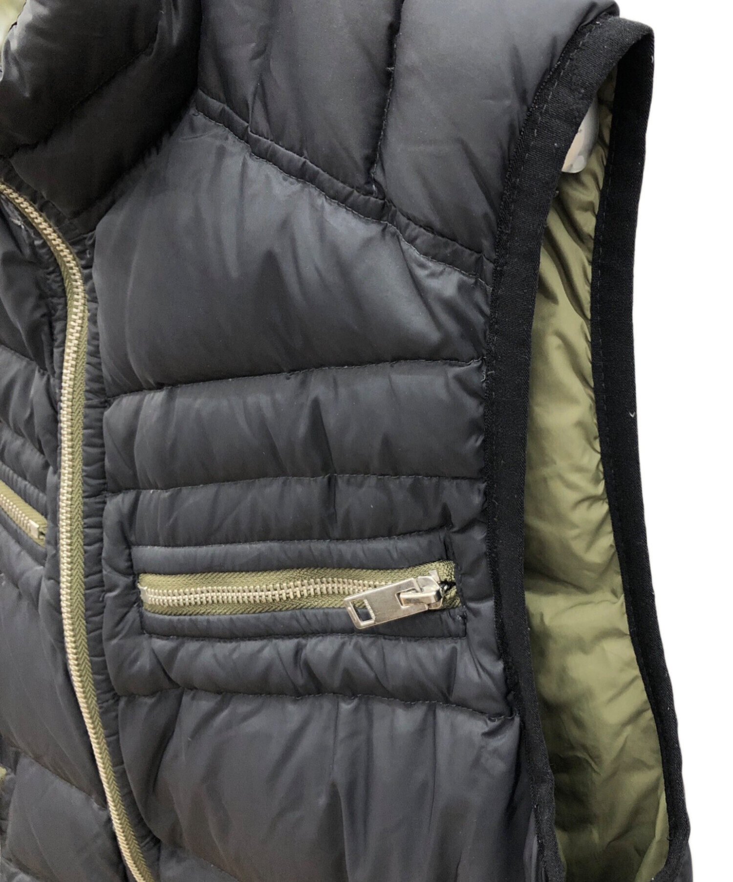 中古・古着通販】DIESEL (ディーゼル) ダウンベスト ブラック サイズ 