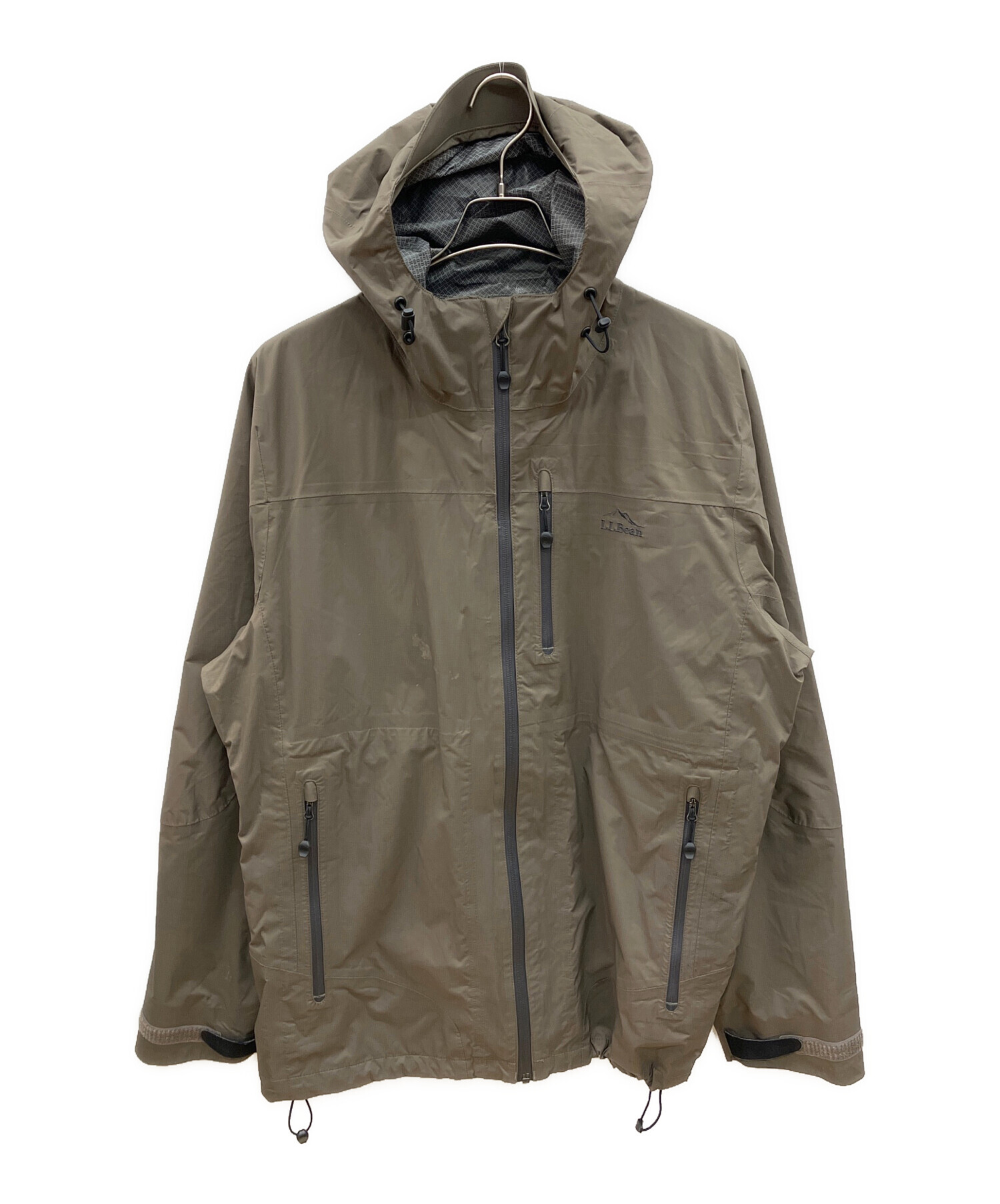 中古・古着通販】L.L.Bean (エルエルビーン) ナイロンパーカー カーキ 
