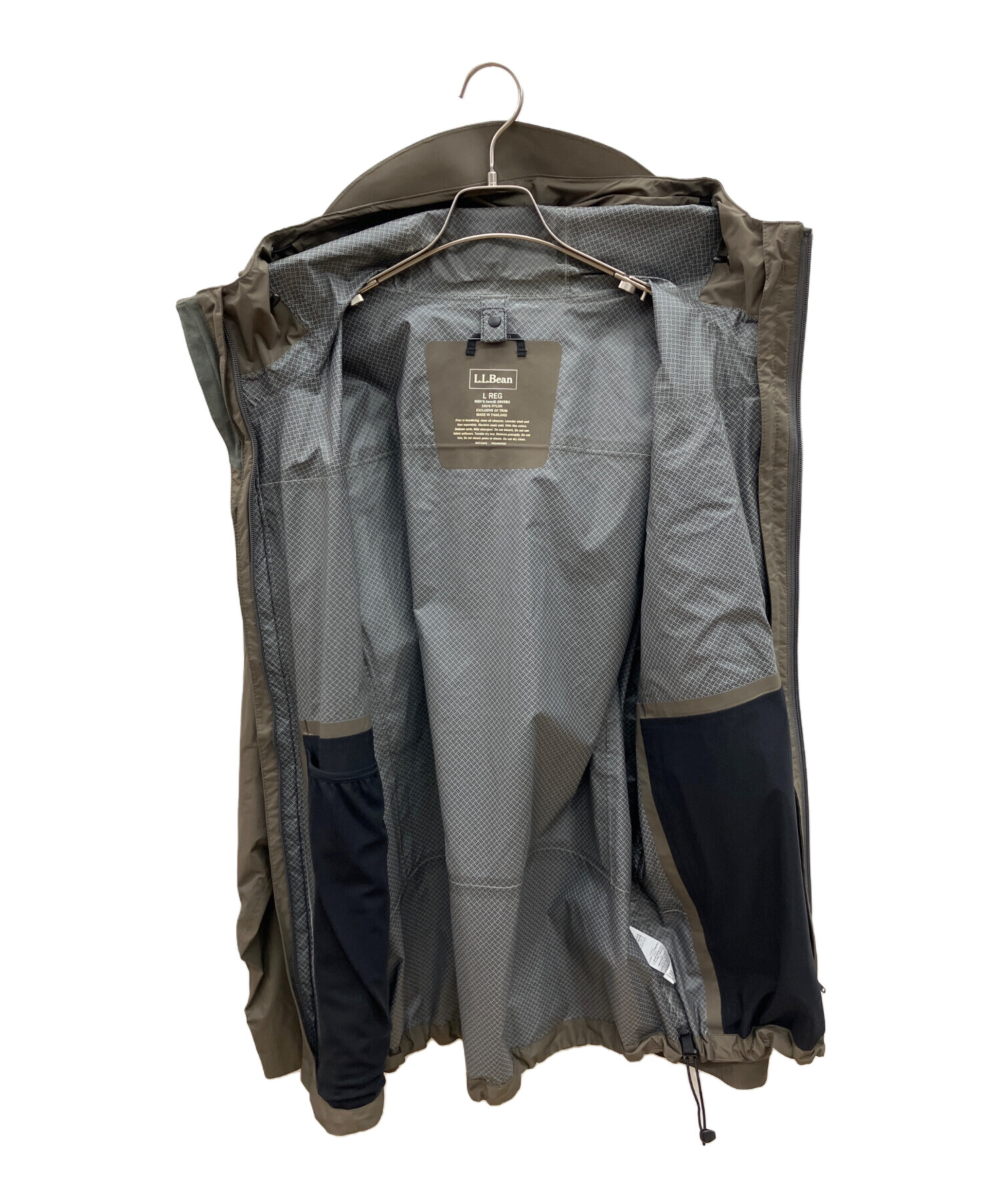 中古・古着通販】L.L.Bean (エルエルビーン) ナイロンパーカー カーキ 