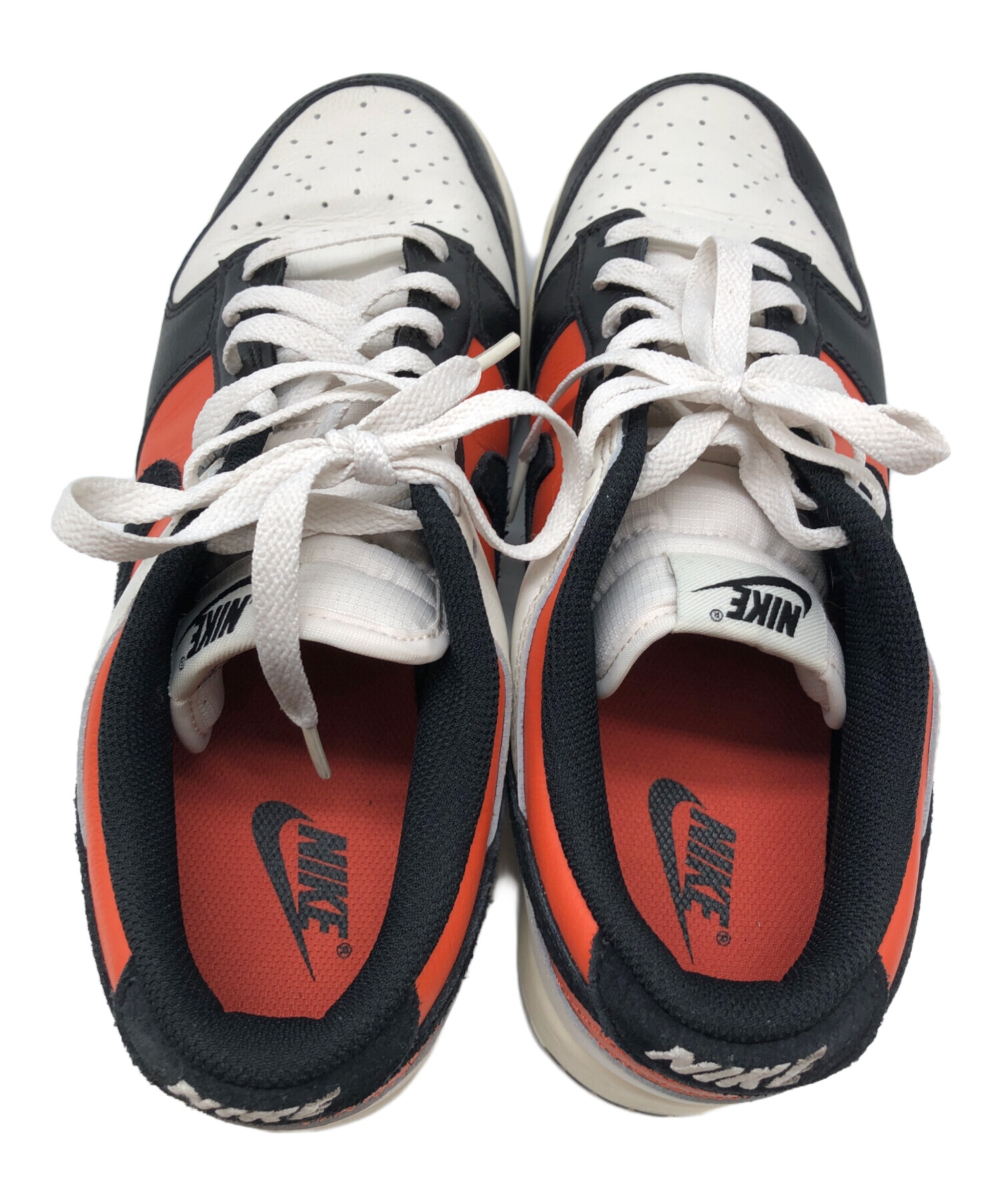 中古・古着通販】NIKE (ナイキ) ダンク ロー レトロ ホワイト×ブラック 