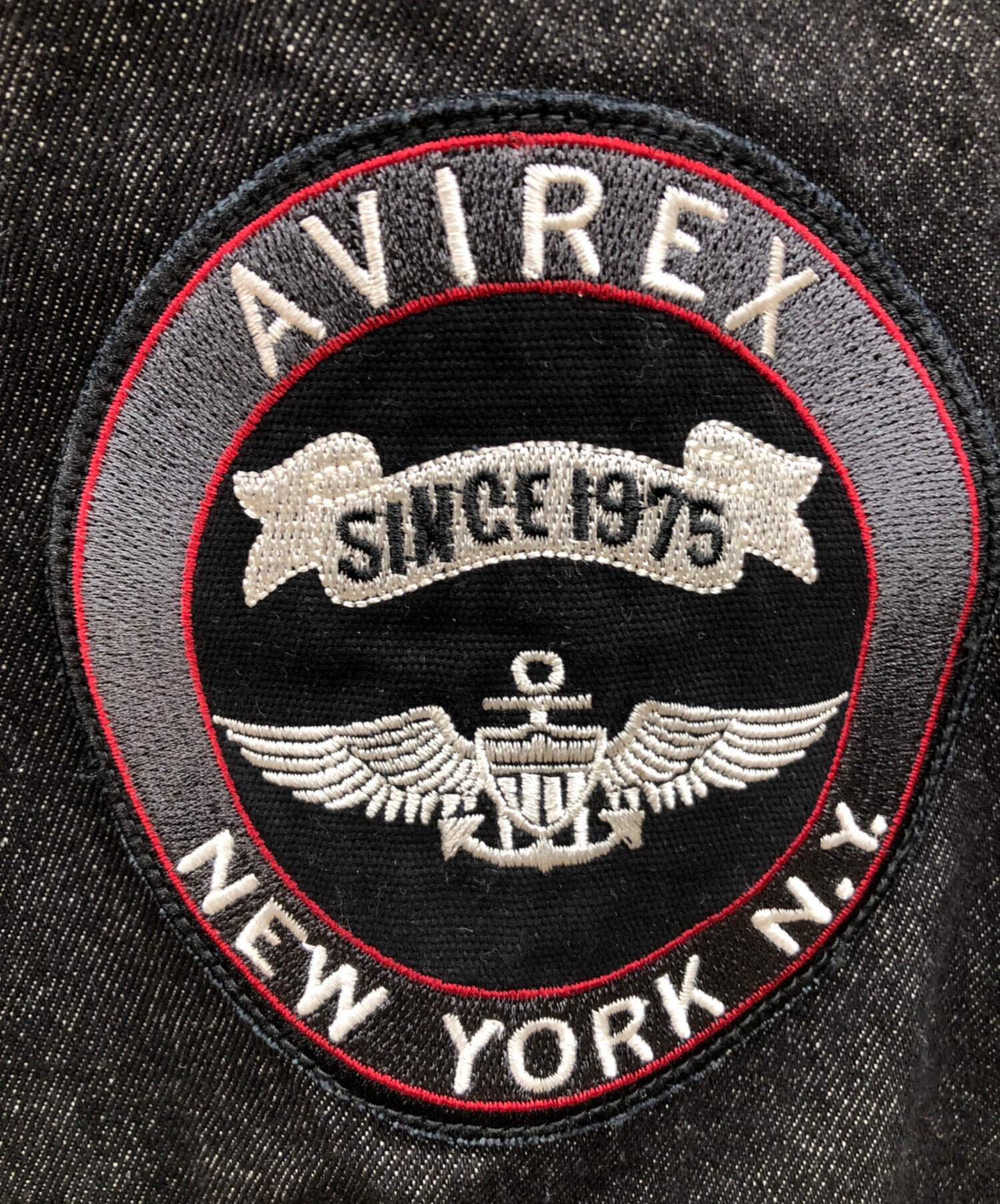 中古・古着通販】AVIREX (アヴィレックス) バックワッペンデニム 