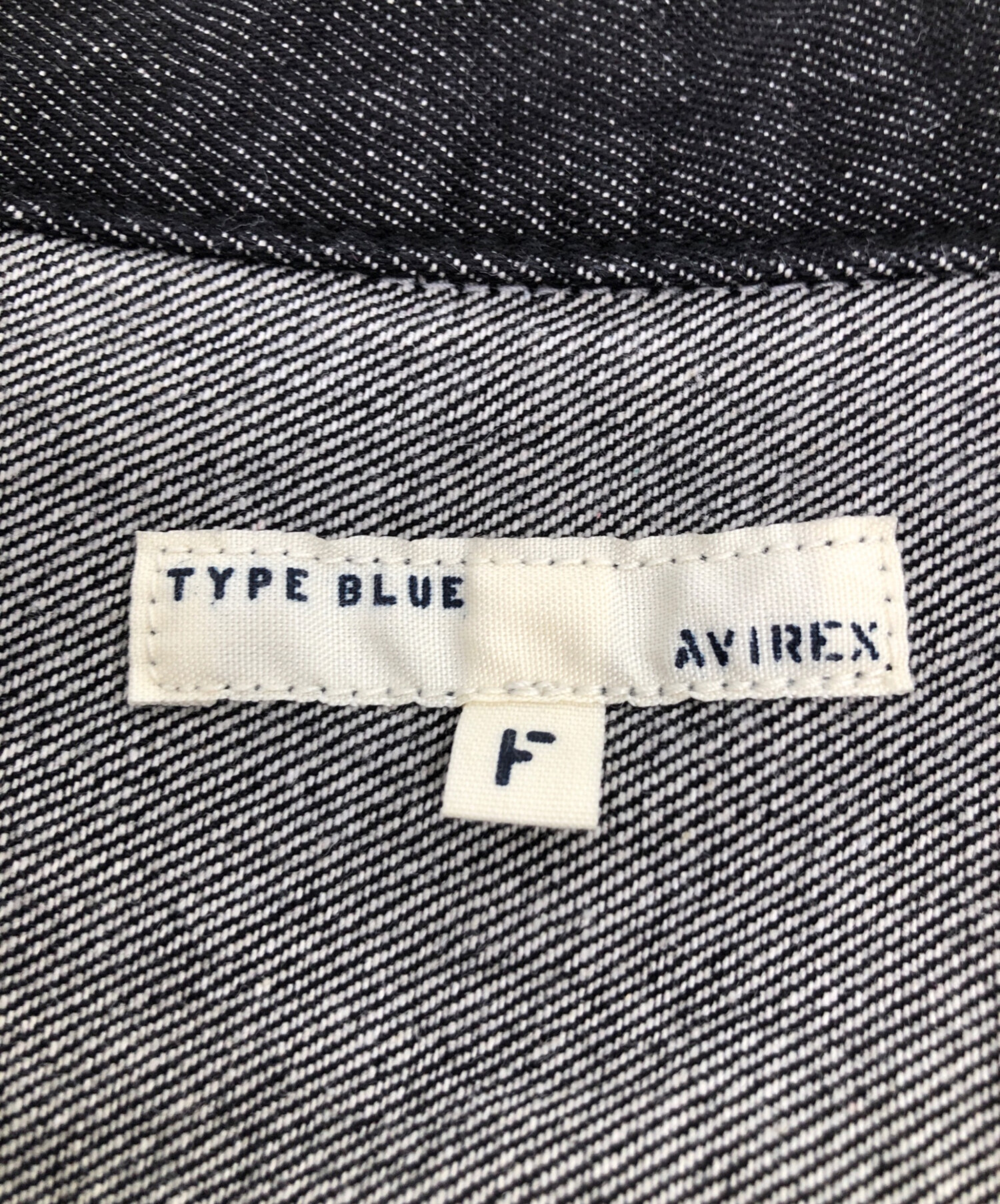 中古・古着通販】AVIREX (アヴィレックス) バックワッペンデニム 