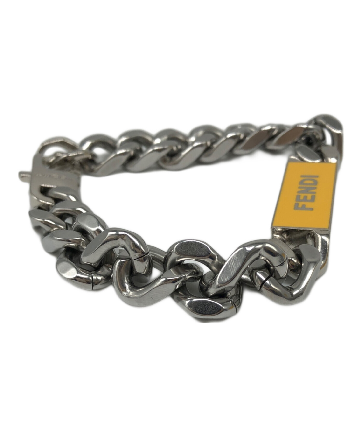 中古・古着通販】FENDI (フェンディ) チェーンブレスレット シルバー