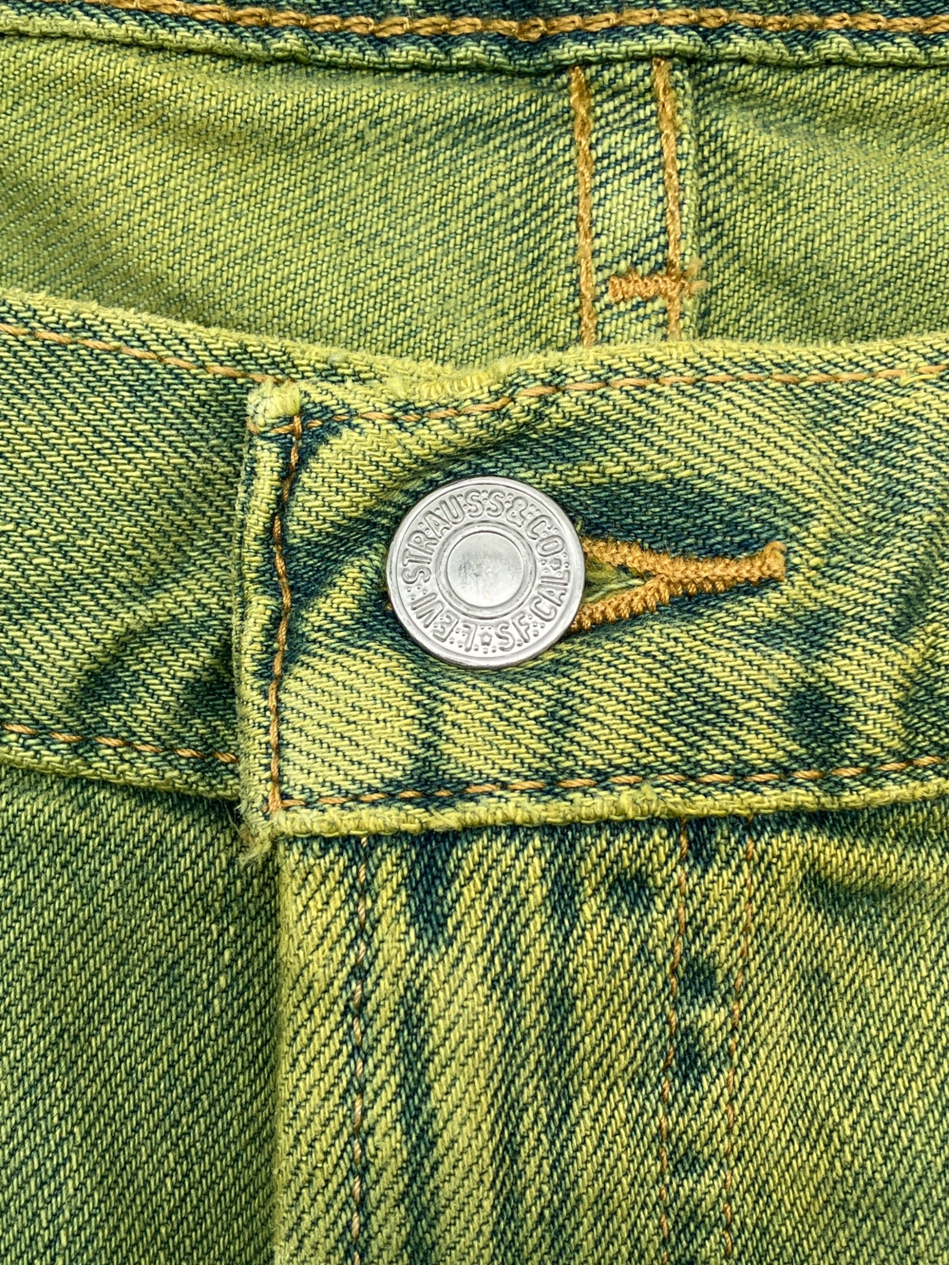 中古・古着通販】LEVI'S (リーバイス) 00s 505後染めデニムパンツ 釦裏