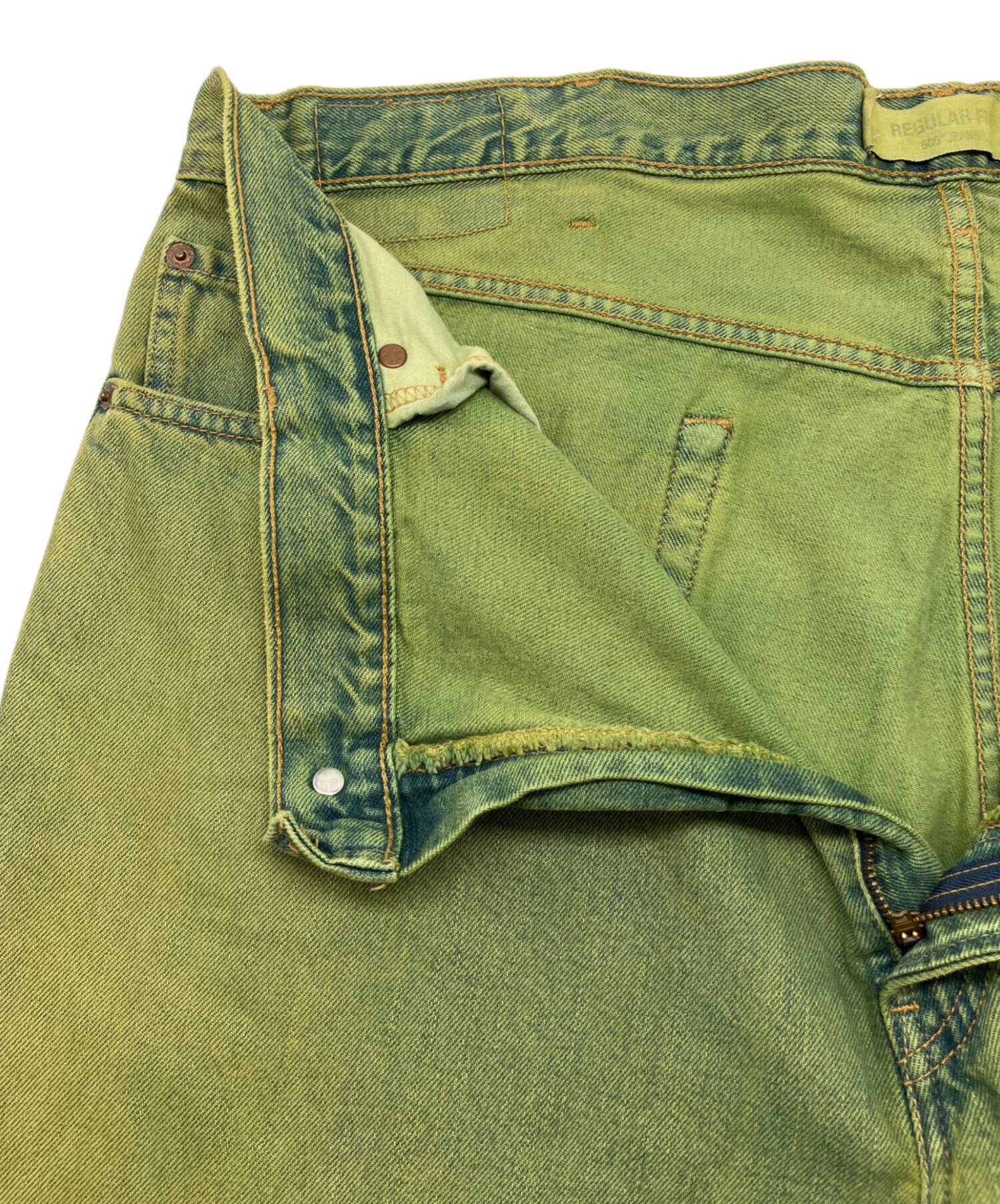 中古・古着通販】LEVI'S (リーバイス) 00s 505後染めデニムパンツ 釦裏