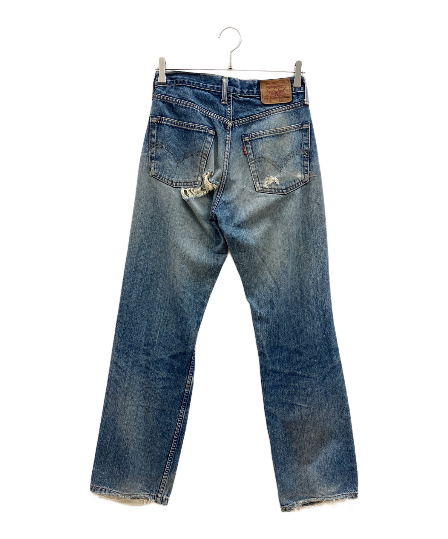 LEVI'S SHOES 木製　ヴィンテージ　1990年代　ディスプレイボックス 中古・古着通販】LEVI'S (リーバイス) 90s 503デニムパンツ ボタン裏