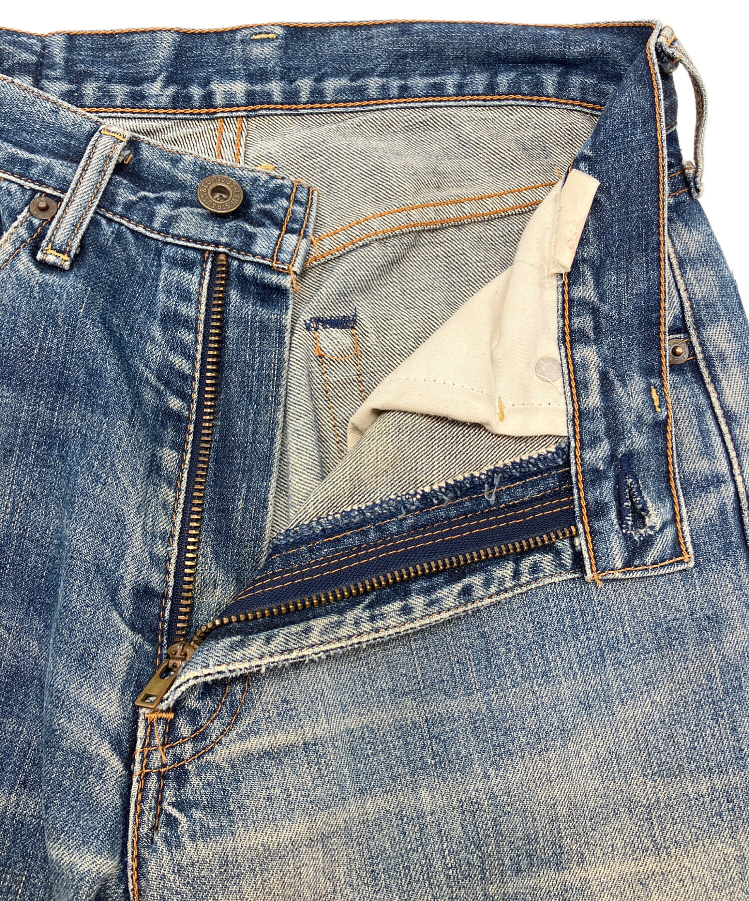中古・古着通販】LEVI'S (リーバイス) 90s 503デニムパンツ ボタン裏
