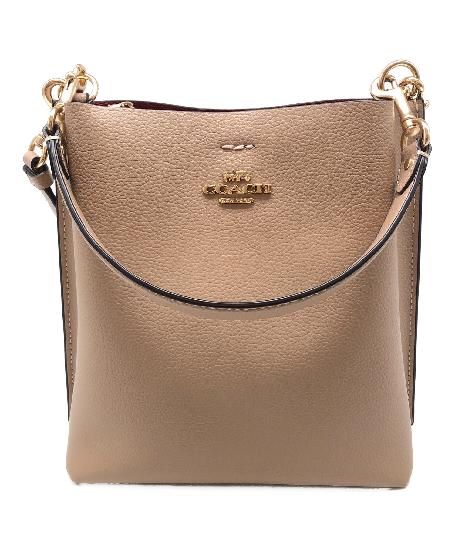 中古・古着通販】COACH (コーチ) モリー バケットバッグ ベージュ 