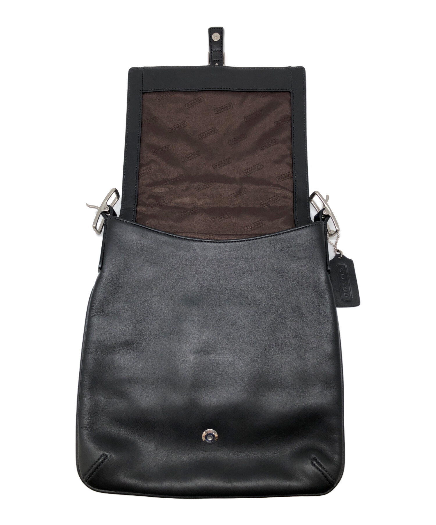 中古・古着通販】COACH (コーチ) フラップショルダーバッグ OLD COACH 