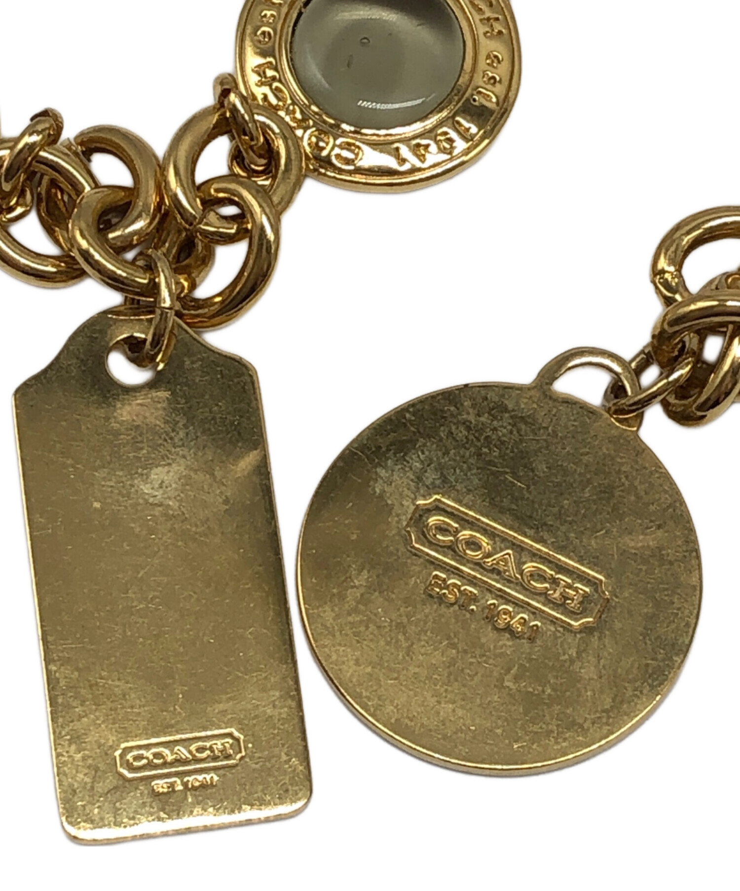 中古・古着通販】COACH (コーチ) ネックレス ゴールド(カラー 