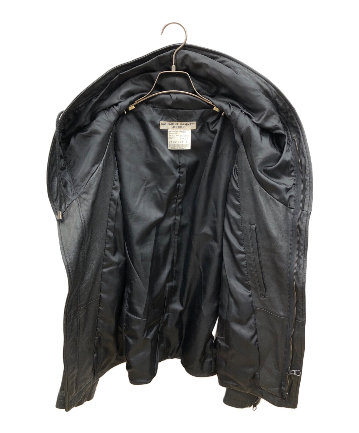 中古・古着通販】KATHARINE HAMNETT (キャサリンハムネット) レザー