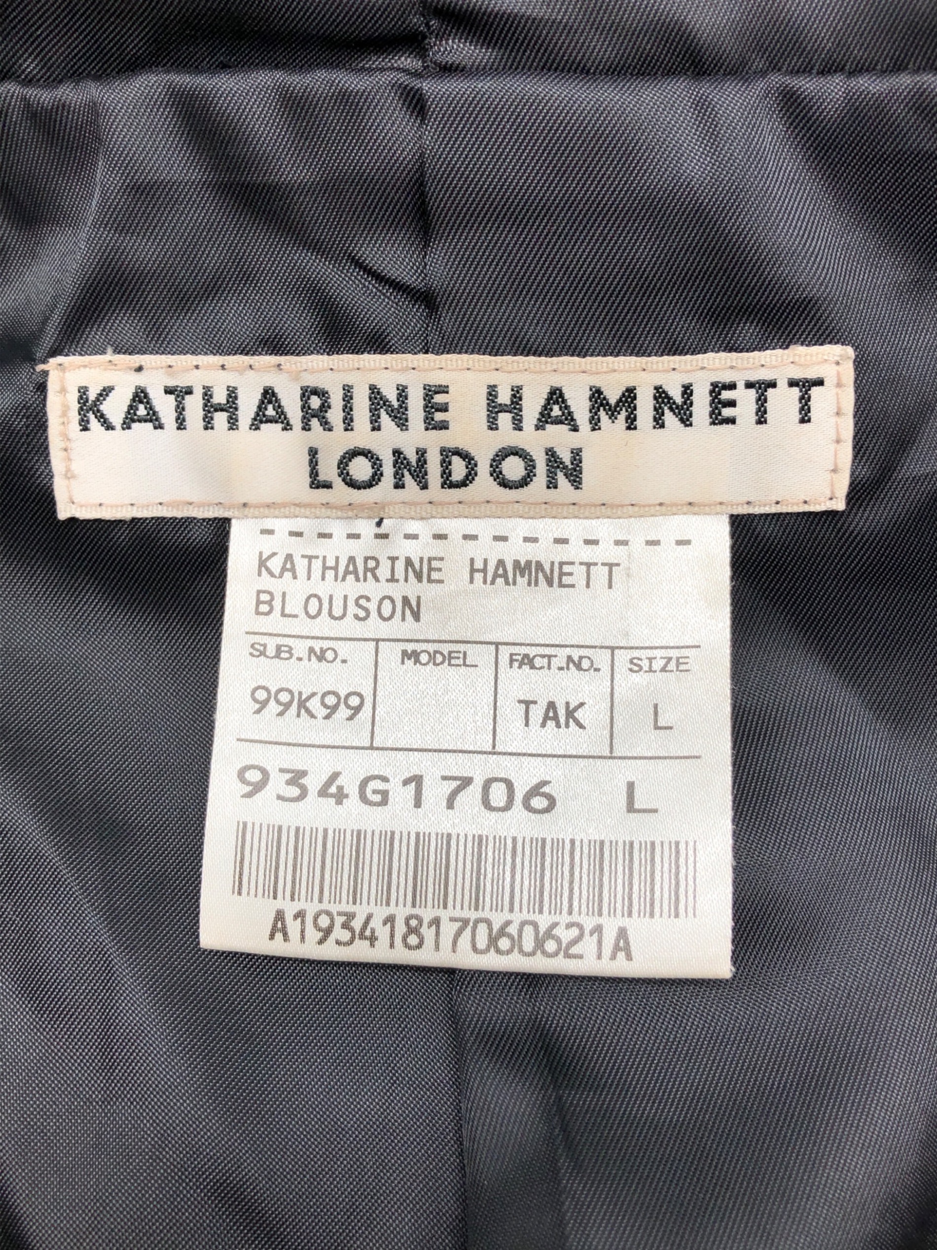中古・古着通販】KATHARINE HAMNETT (キャサリンハムネット) レザー