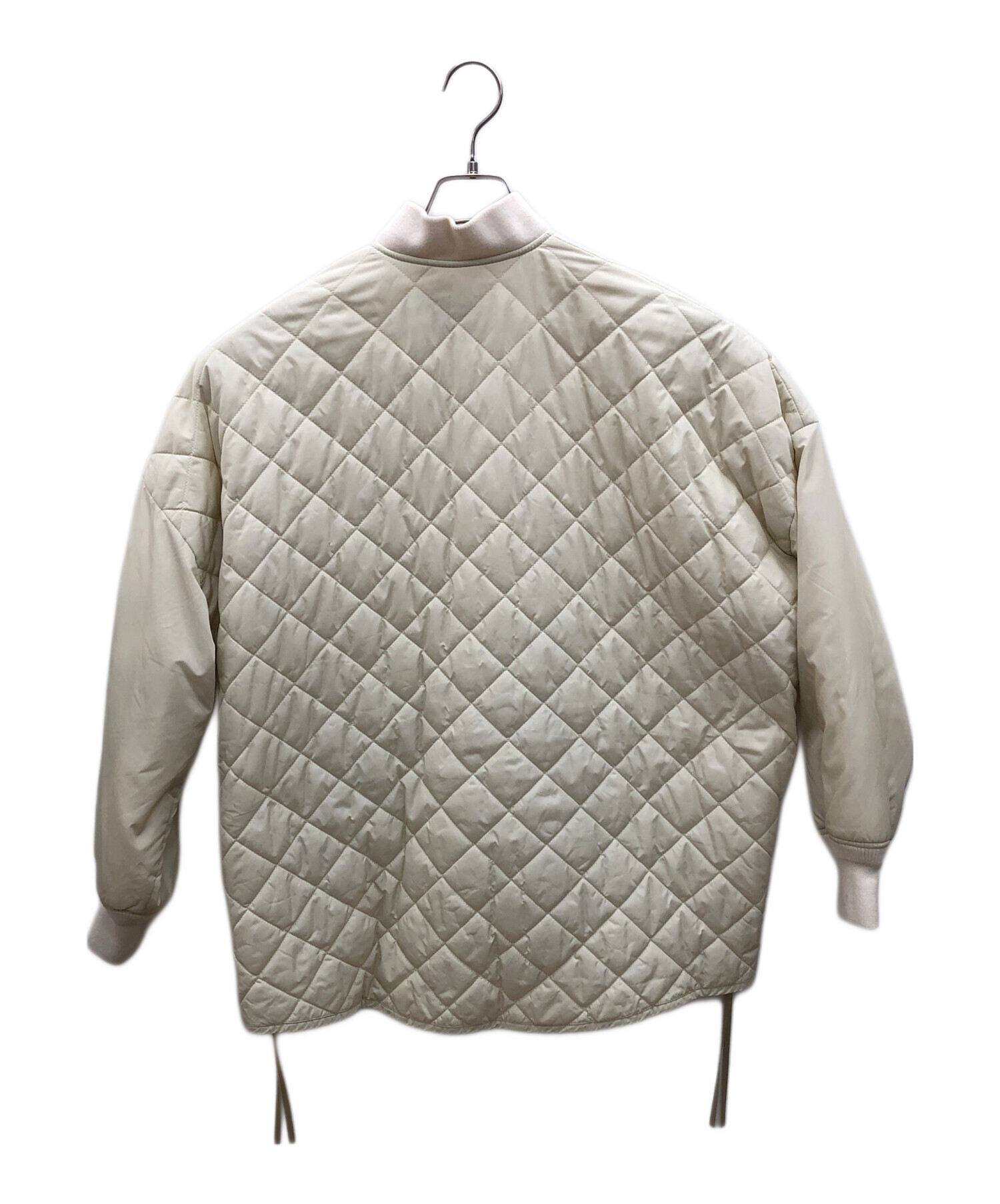 ADAM ET ROPE＞キルティングブルゾンベージュ ＜ADAM ET ROPE