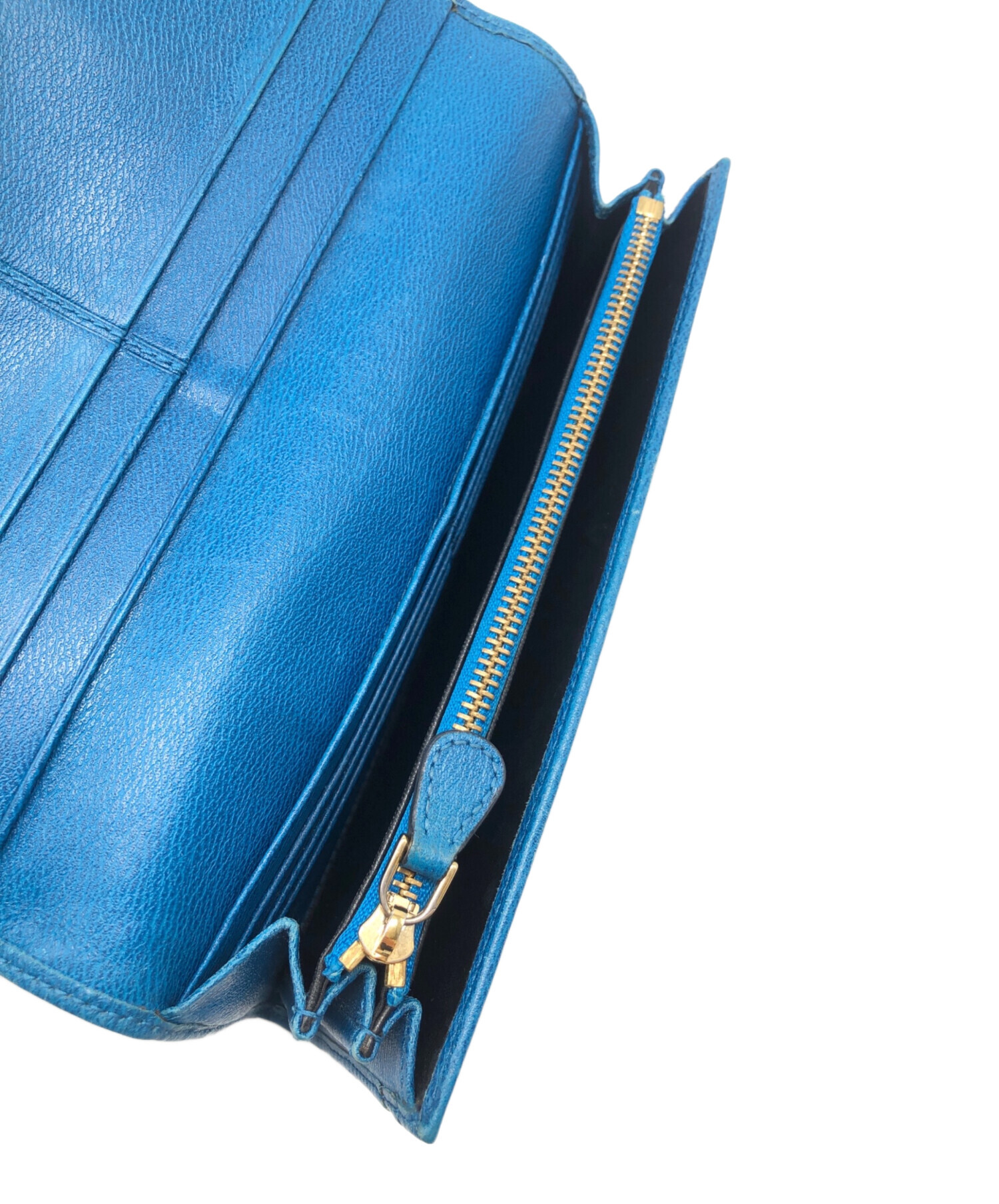 LOEWE 長財布 青 ブルー 袋付 中古・古着通販】LOEWE (ロエベ) 長財布 ブルー｜ブランド・古着通販