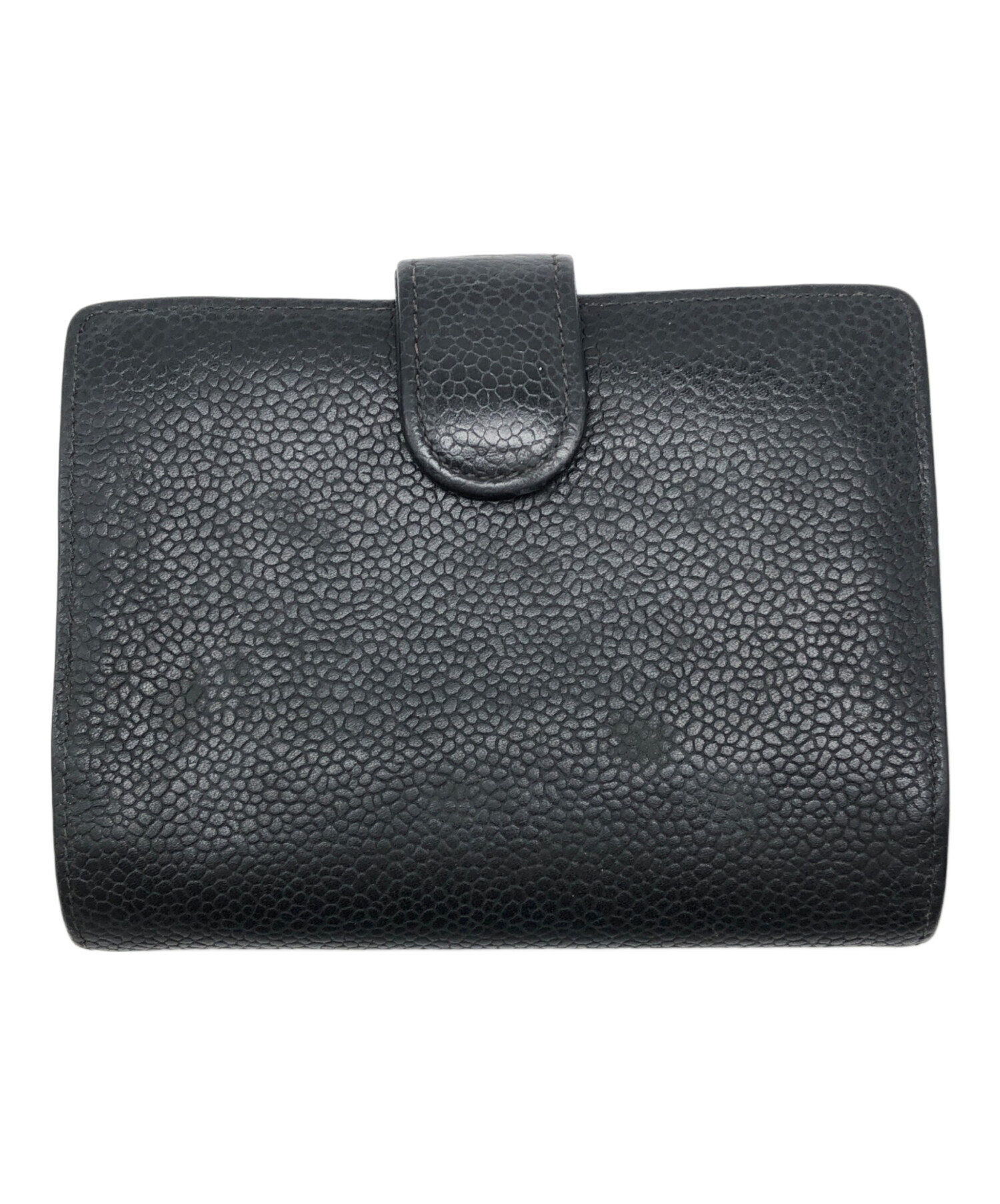 中古・古着通販】CHANEL (シャネル) 2つ折り財布 キャビアスキン