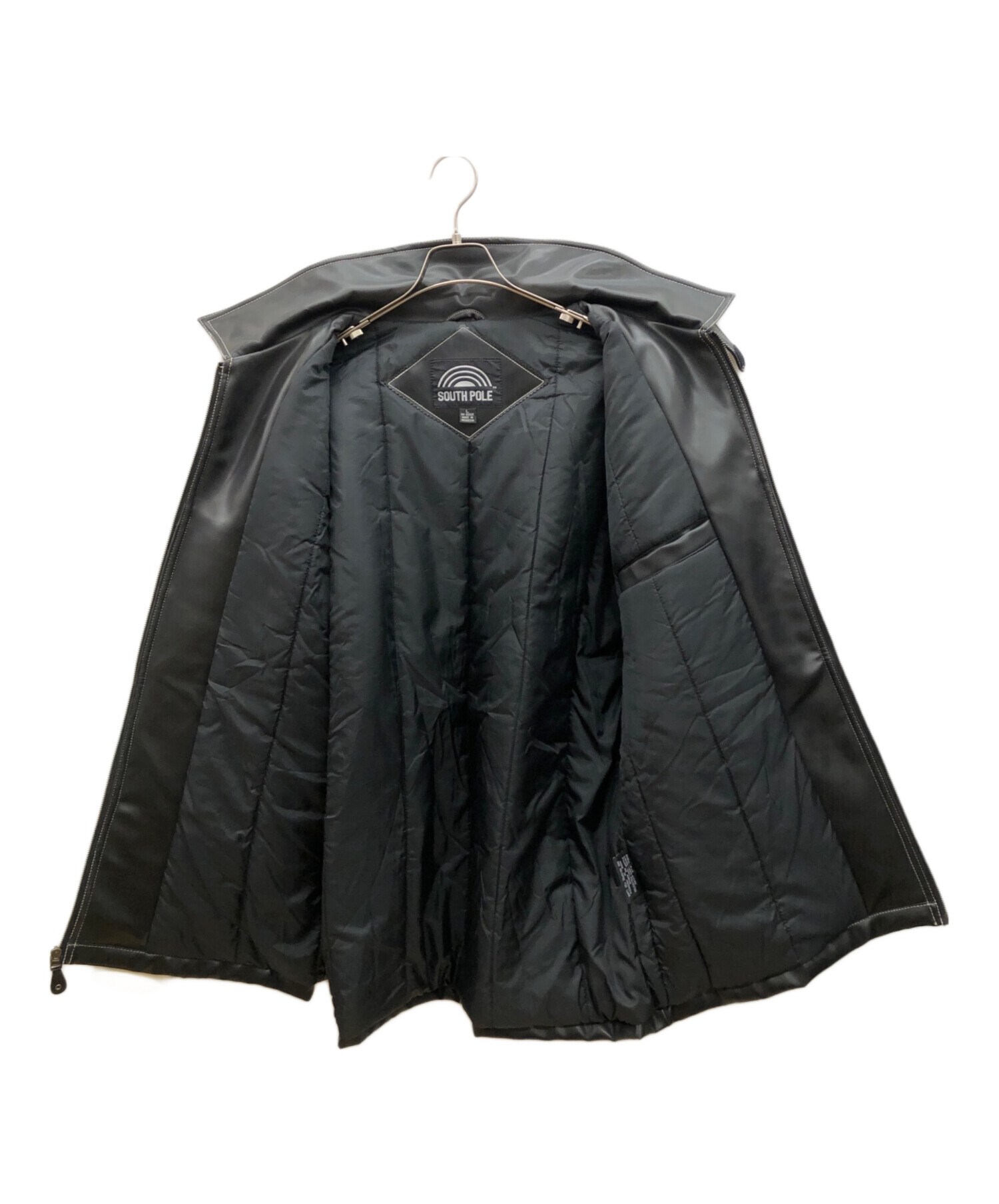 中古・古着通販】SOUTHPOLE (サウスポール) フェイクレザージャケット