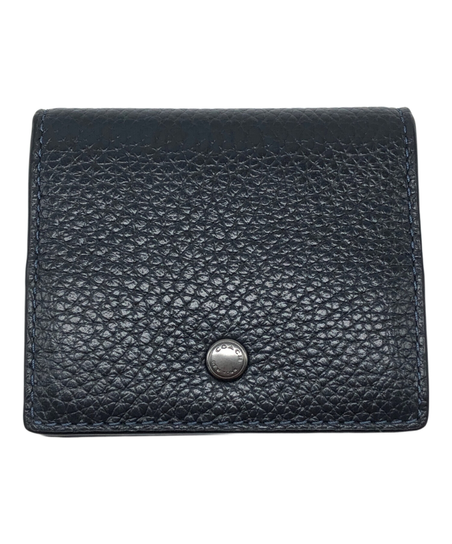 COACH (コーチ) フォールデッドコインケース ネイビー