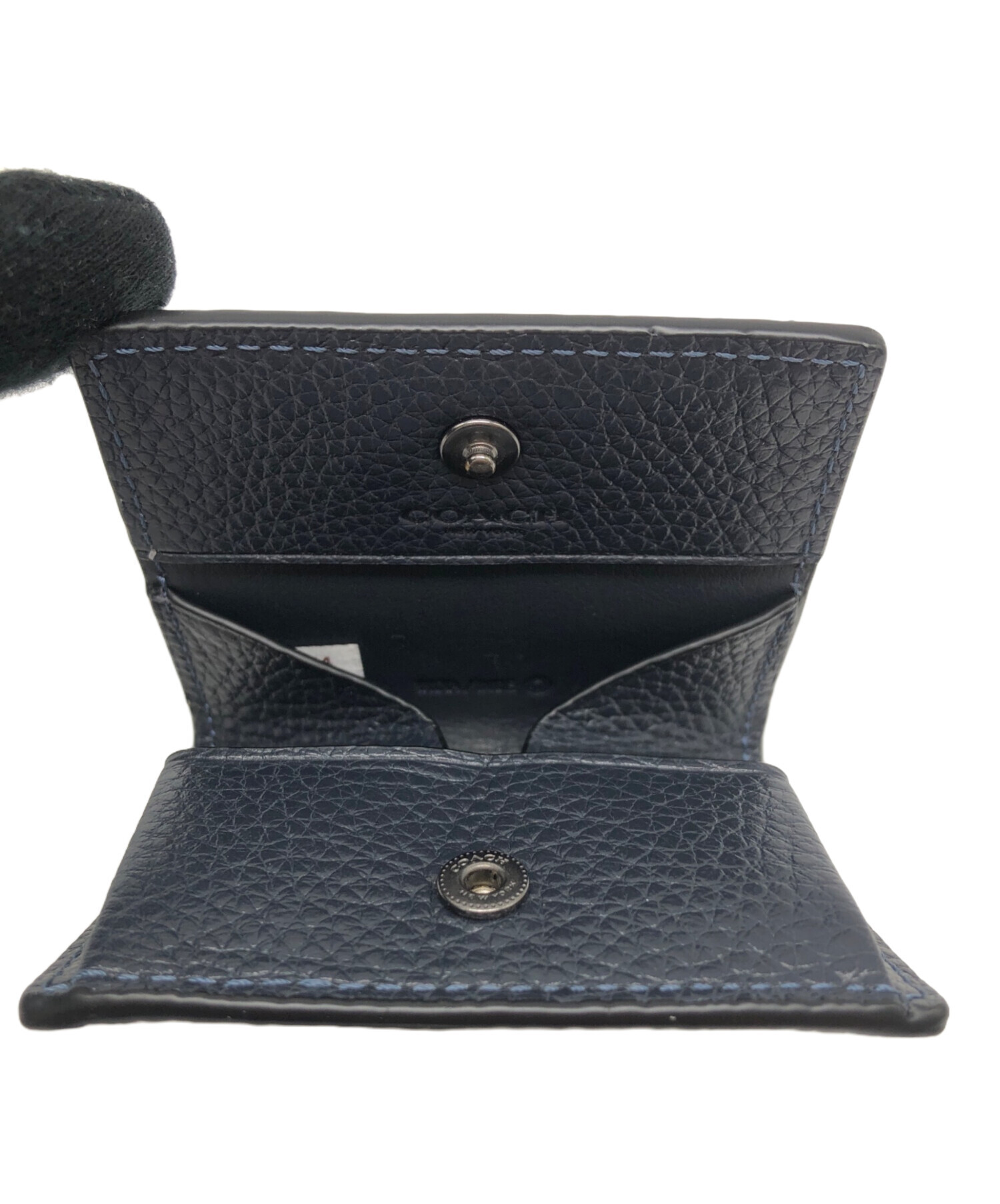 中古・古着通販】COACH (コーチ) フォールデッドコインケース ネイビー｜ブランド・古着通販 トレファク公式【TREFAC  FASHION】スマホサイト