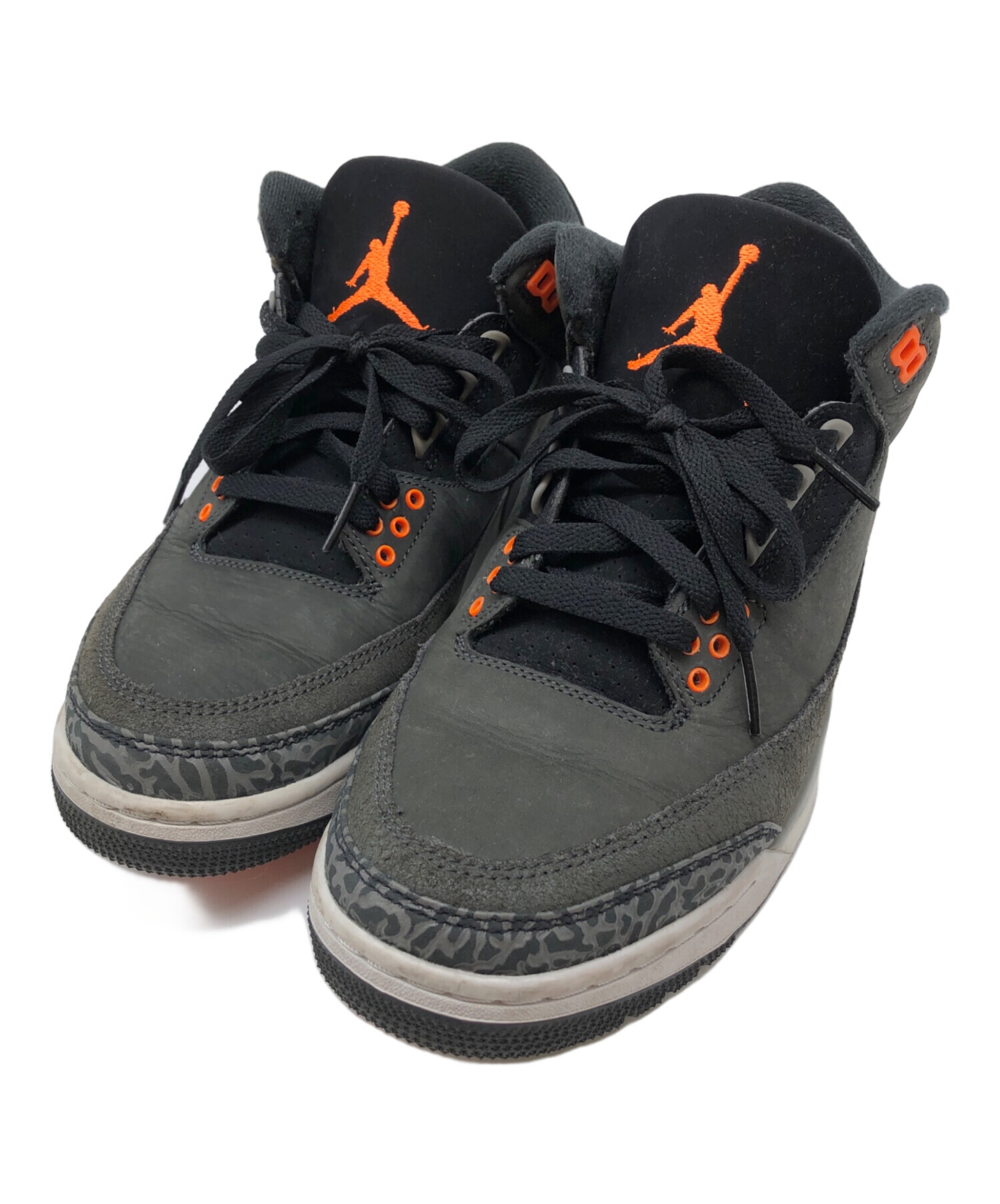 中古・古着通販】NIKE (ナイキ) AIR JORDAN 3 Retro ブラック サイズ 