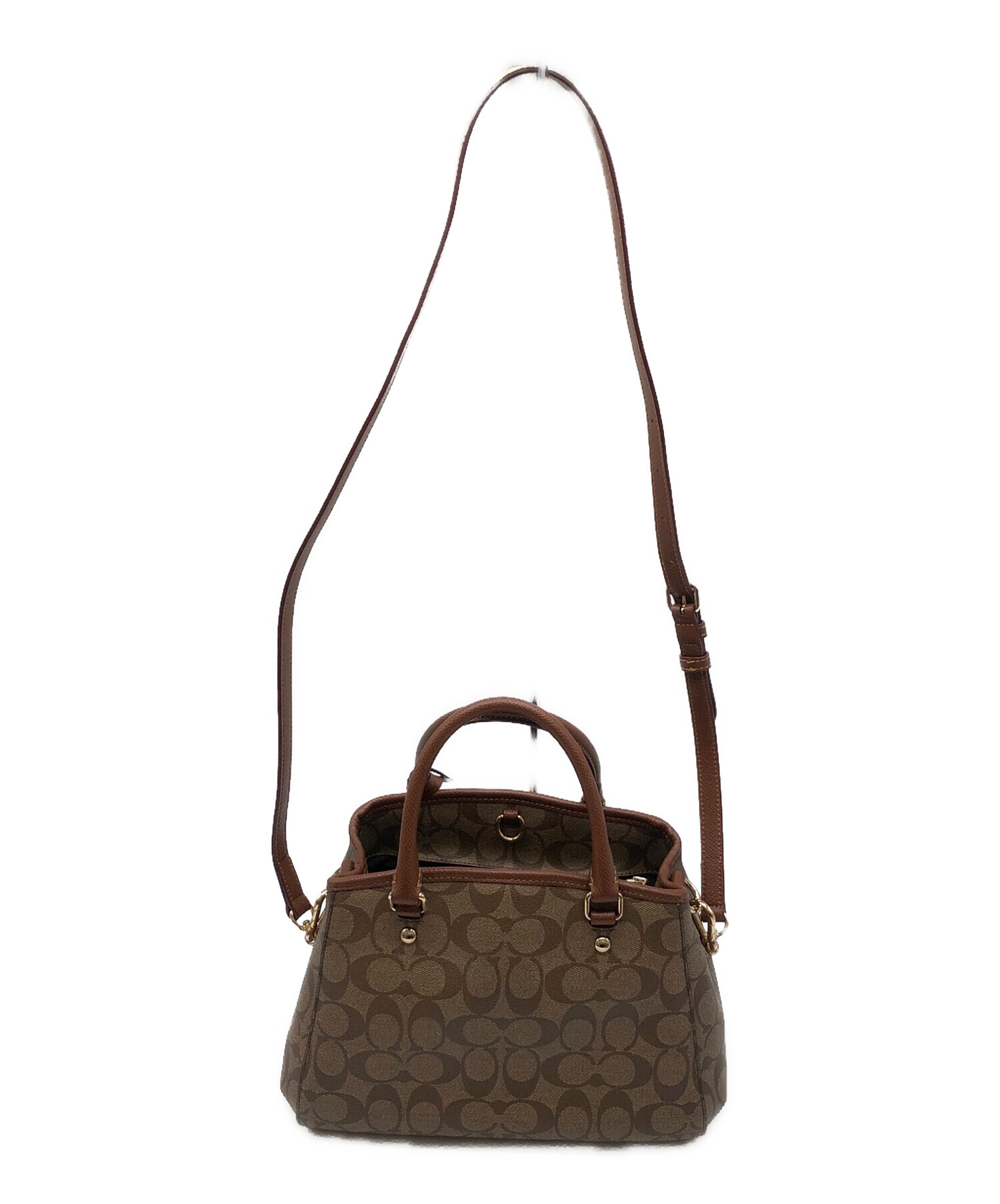 中古・古着通販】COACH (コーチ) 2WAYショルダーバッグ ブラウン