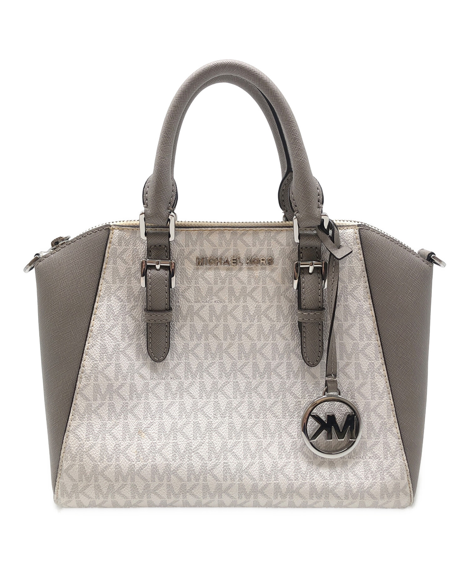 中古・古着通販】MICHAEL KORS (マイケルコース) 2WAYバッグ ホワイト 