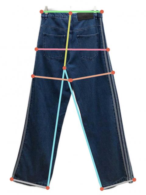 中古・古着通販】adidas (アディダス) デニムファイヤーバードパンツ