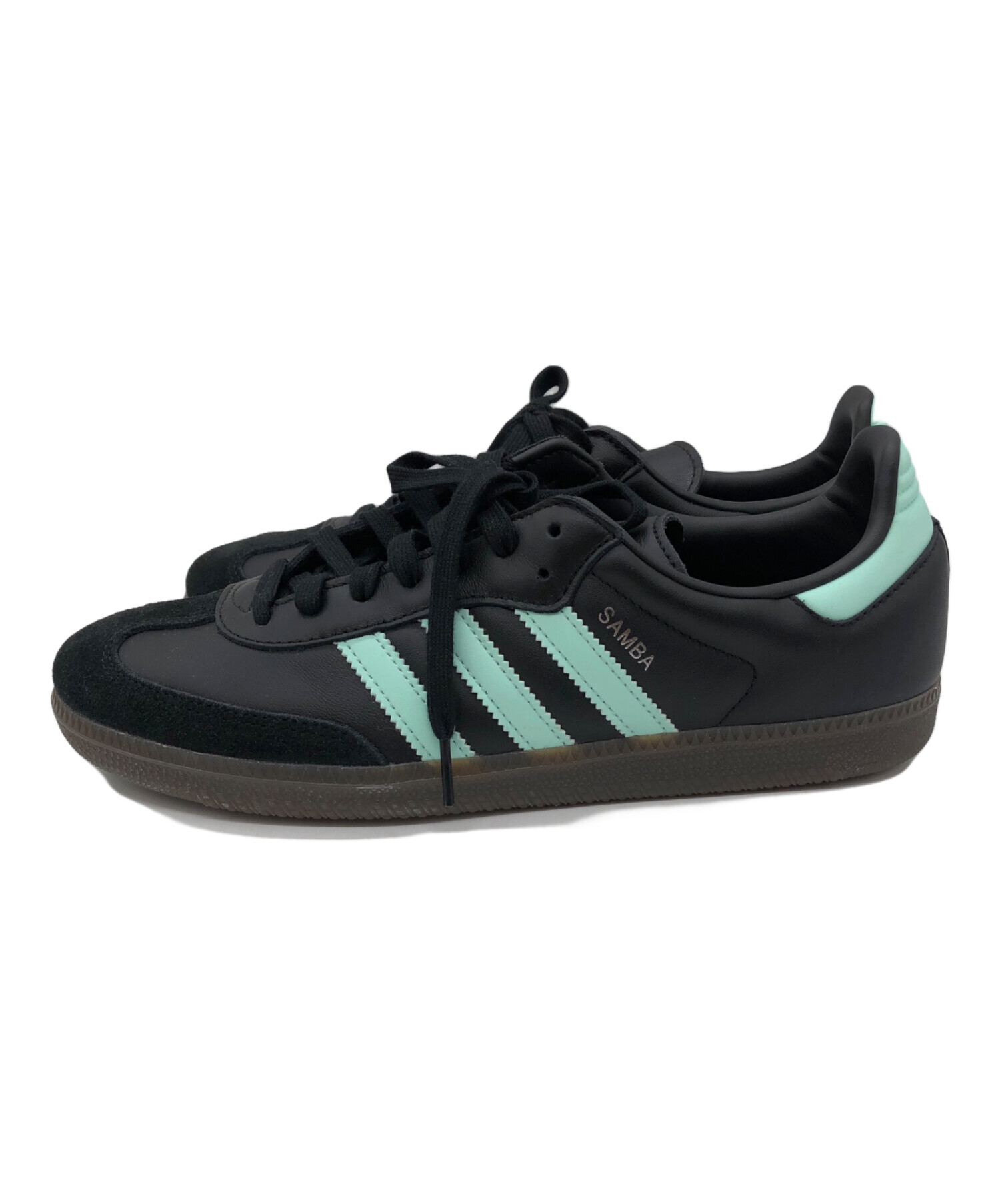 中古・古着通販】adidas (アディダス) SAMBA OG ブラック×ライトブルー 