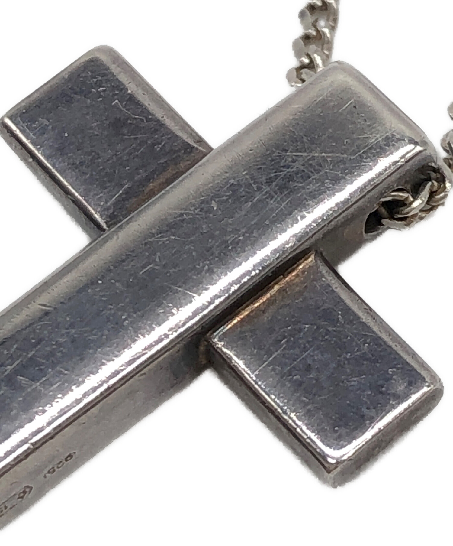 中古・古着通販】GUCCI (グッチ) クロスネックレス シルバー｜ブランド