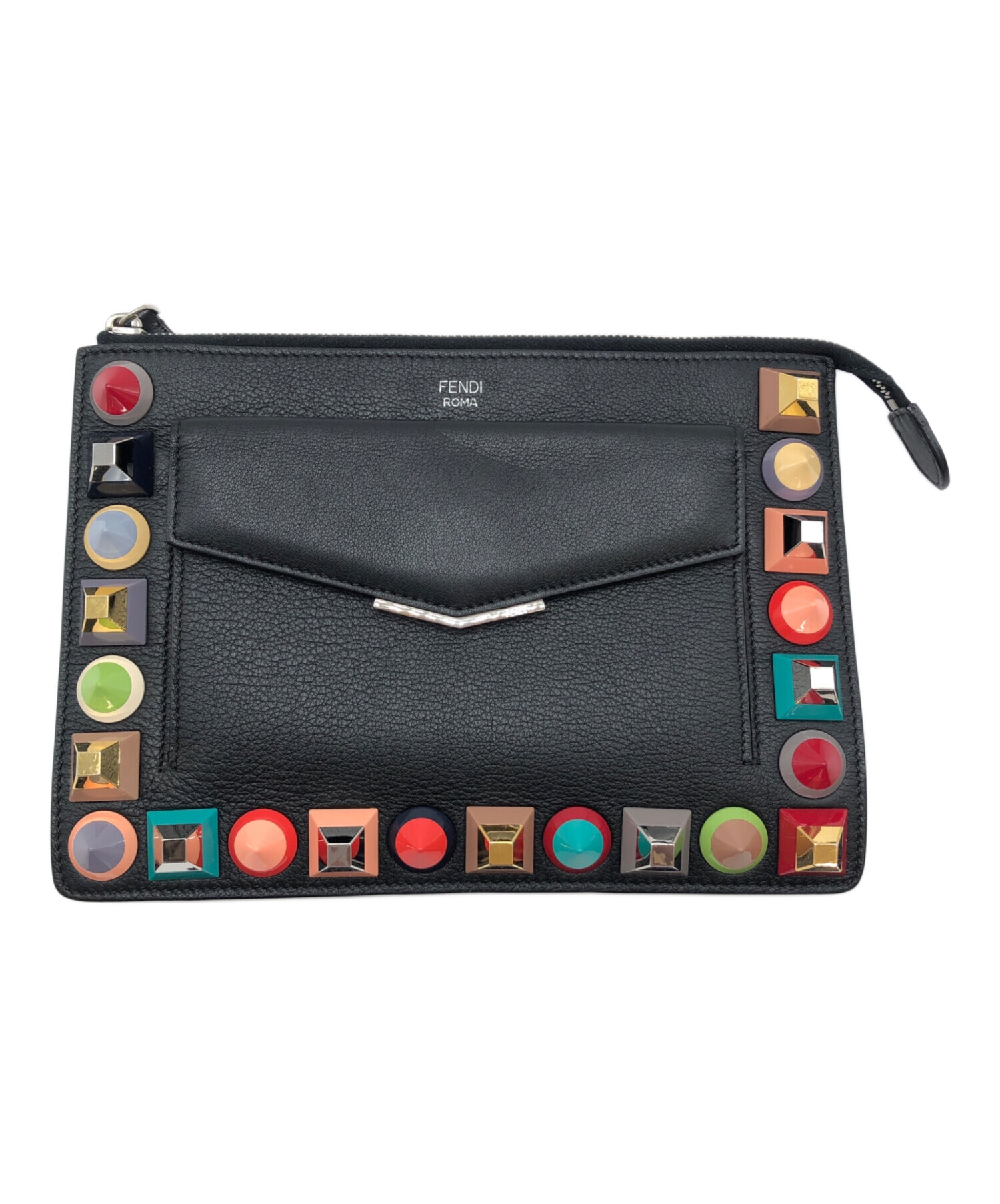 中古・古着通販】FENDI (フェンディ) ショルダーバッグ マルチスタッズ
