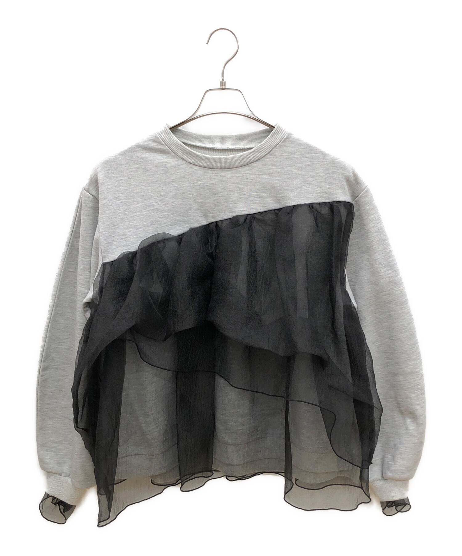 中古・古着通販】willfully (ウィルフリー) slant organdy docking 