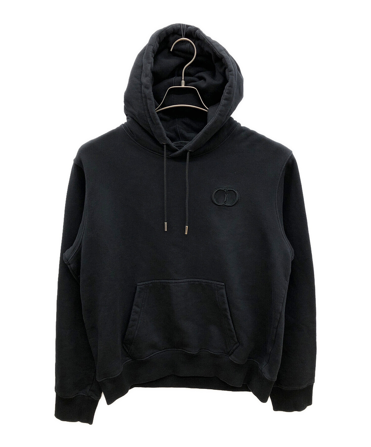 Dior ブラック パーカー 中古・古着通販】Dior (ディオール) プルオーバーパーカー ブラック