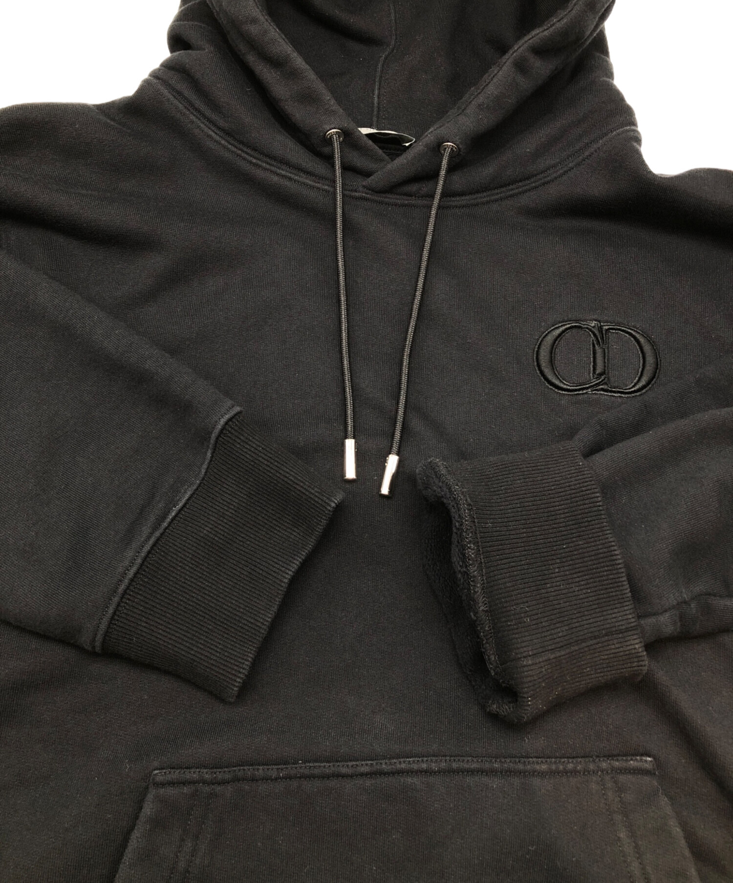 中古・古着通販】Dior (ディオール) プルオーバーパーカー ブラック
