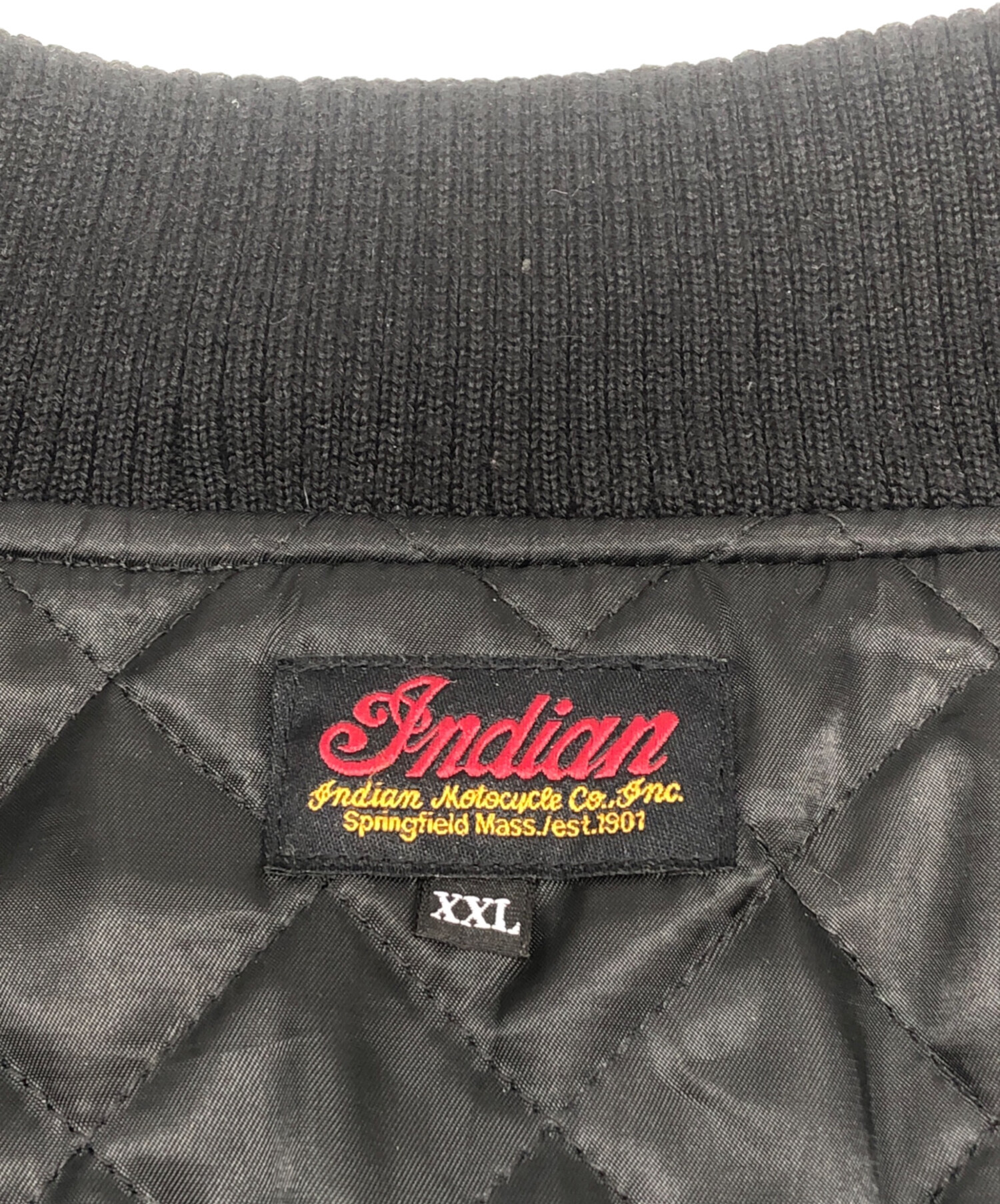 タグ付き 未使用　Indians × Starter XXLサイズ スタジャン 中古・古着通販】INDIAN MOTORCYCLE (インディアンモーター