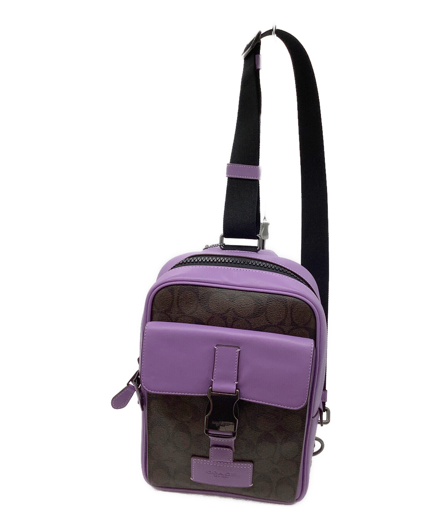 中古・古着通販】COACH (コーチ) ボディーバッグ ダークブラウン 