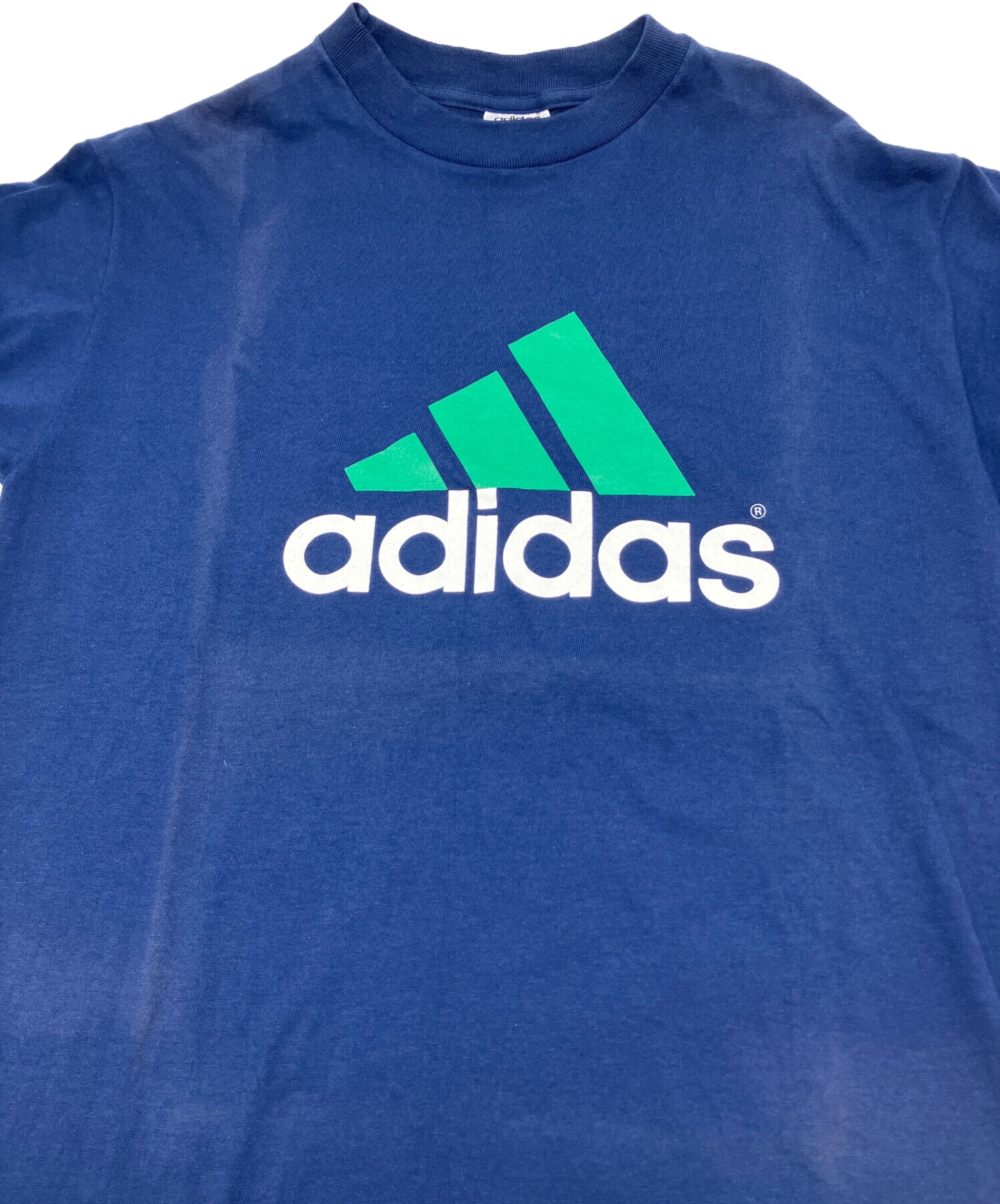 中古・古着通販】adidas (アディダス) 90sロゴプリントシャツ 万国旗