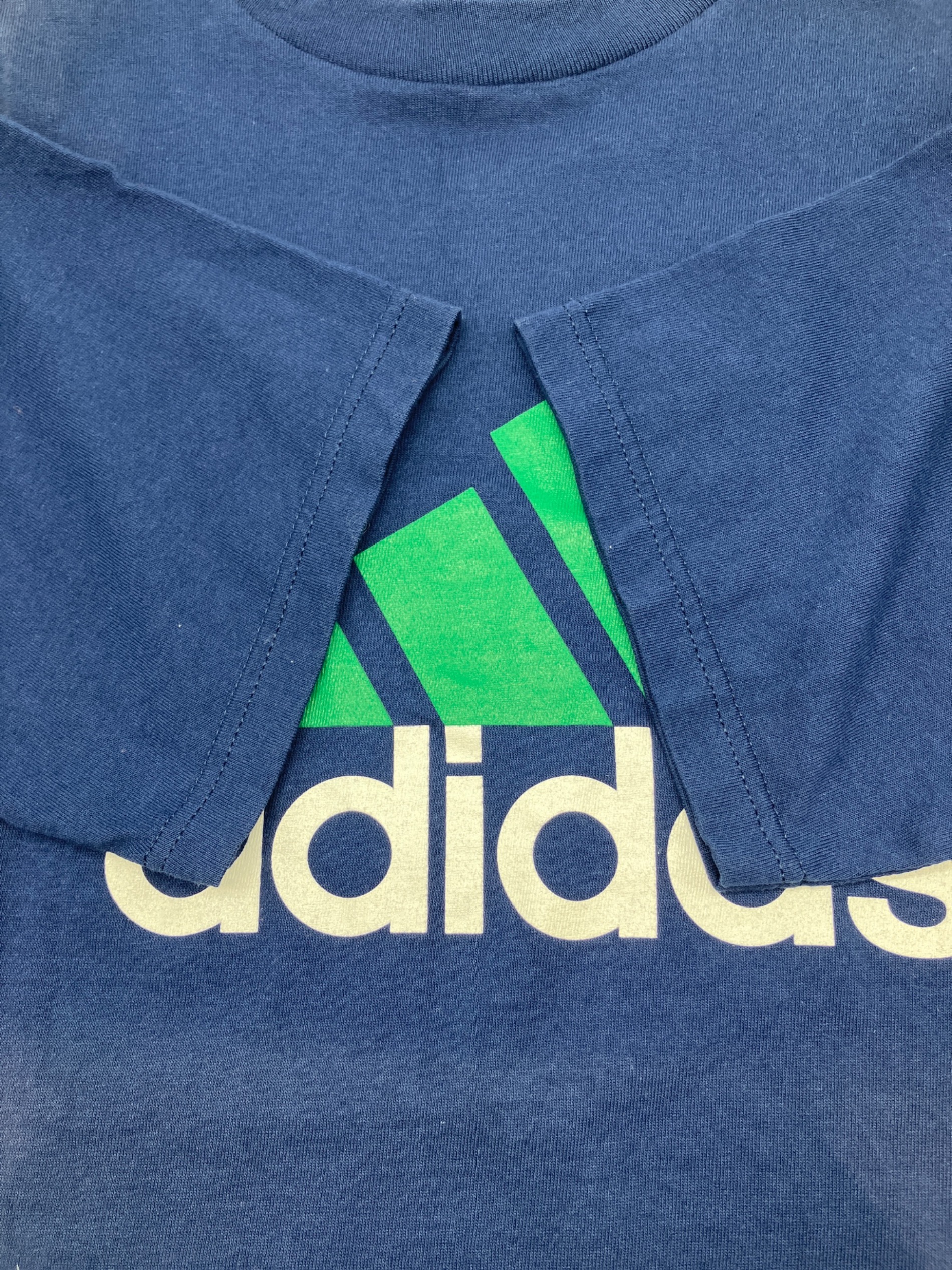 中古・古着通販】adidas (アディダス) 90sロゴプリントシャツ 万国旗