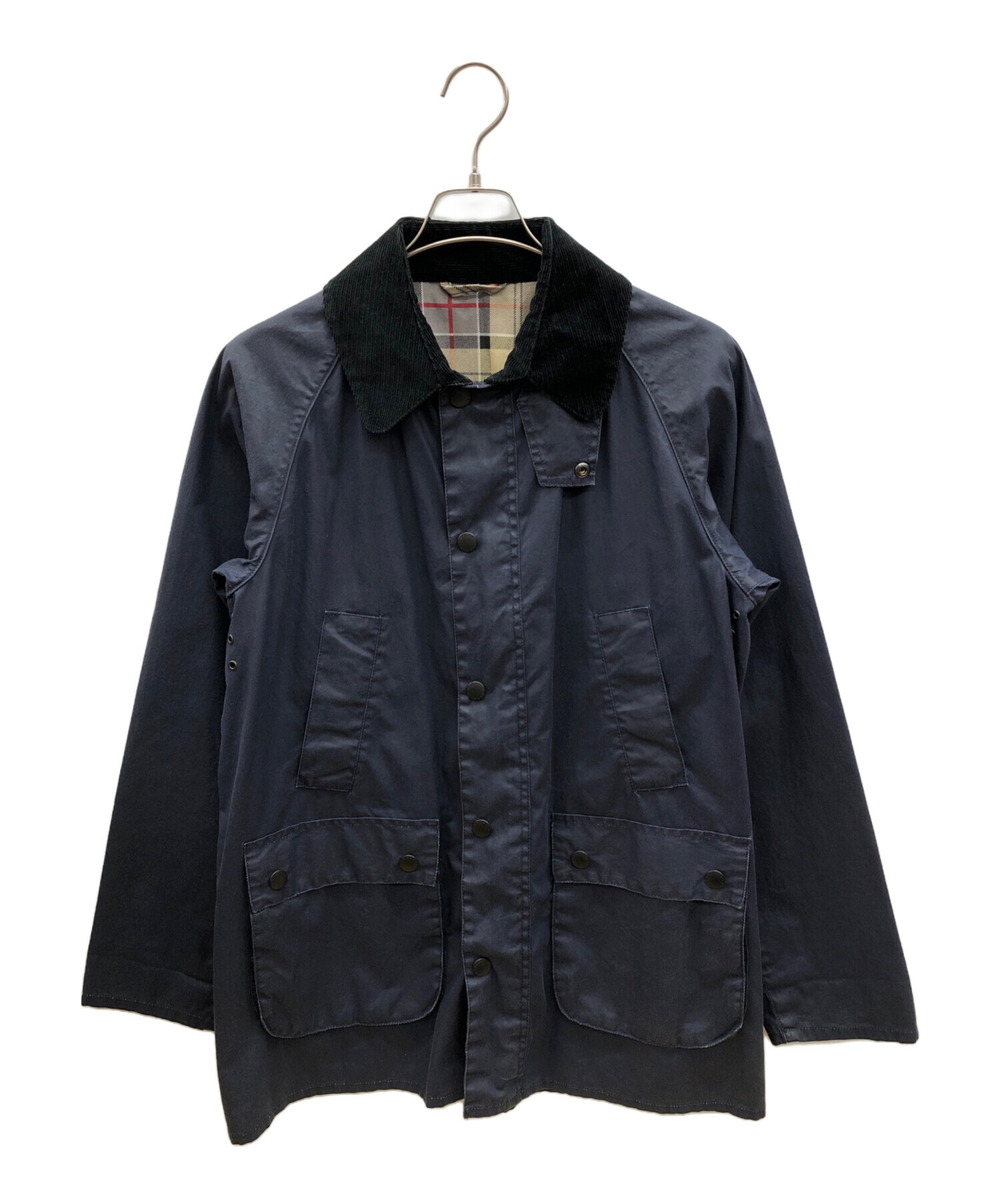 中古・古着通販】Barbour (バブアー) ノンワックスジャケット ネイビー 