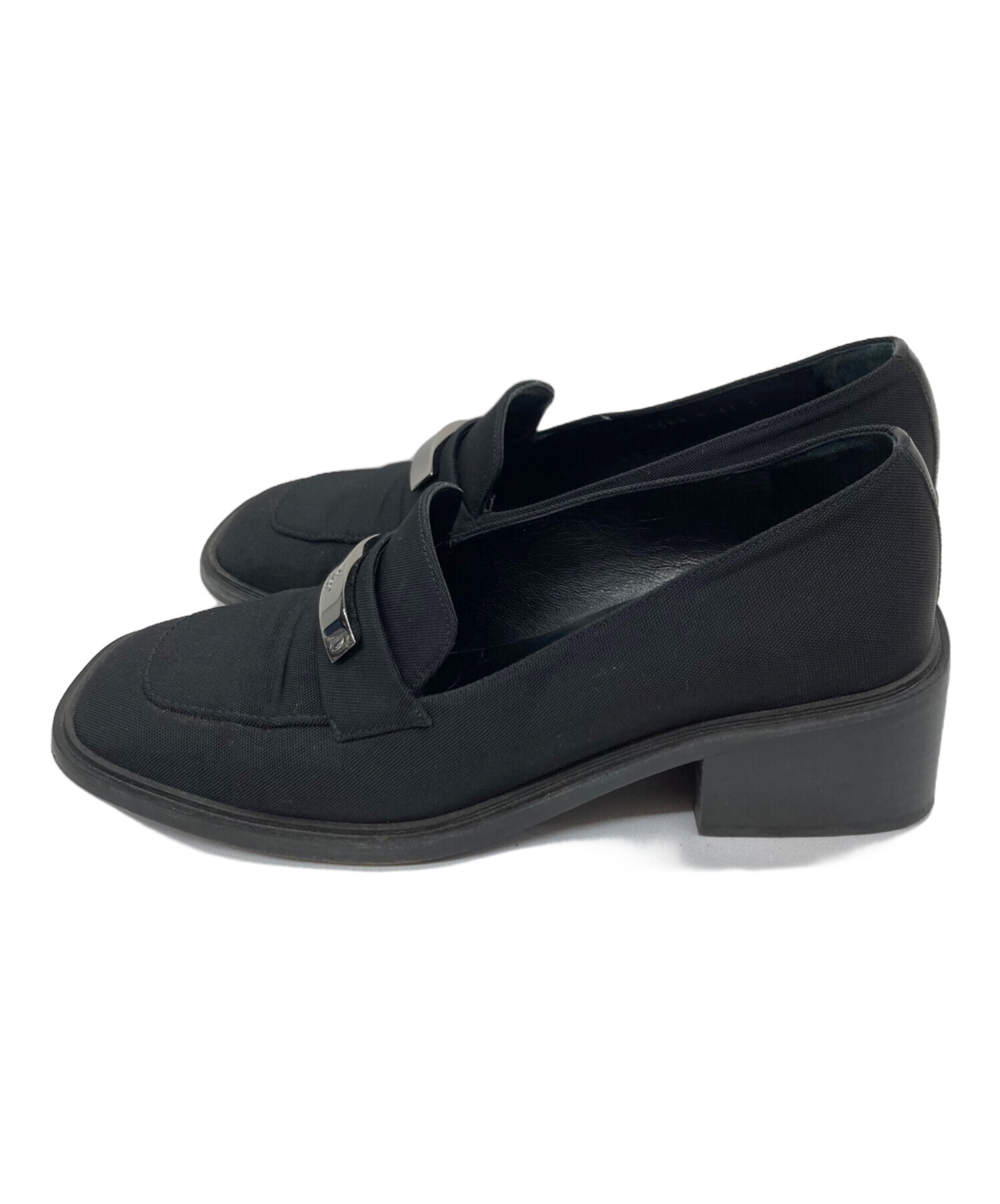 GUCCI グッチ　ローヒール　ローファー　37(23.5相当) レディース中古 中古・古着通販】GUCCI (グッチ) ローファー スクエアトゥ ブラック