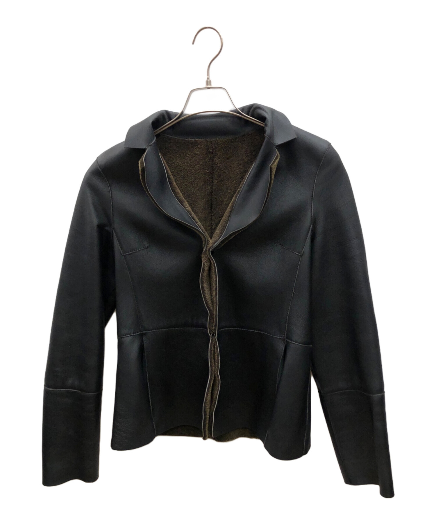 中古・古着通販】BALLY (バリー) リバーシブルラムレザー3Bジャケット