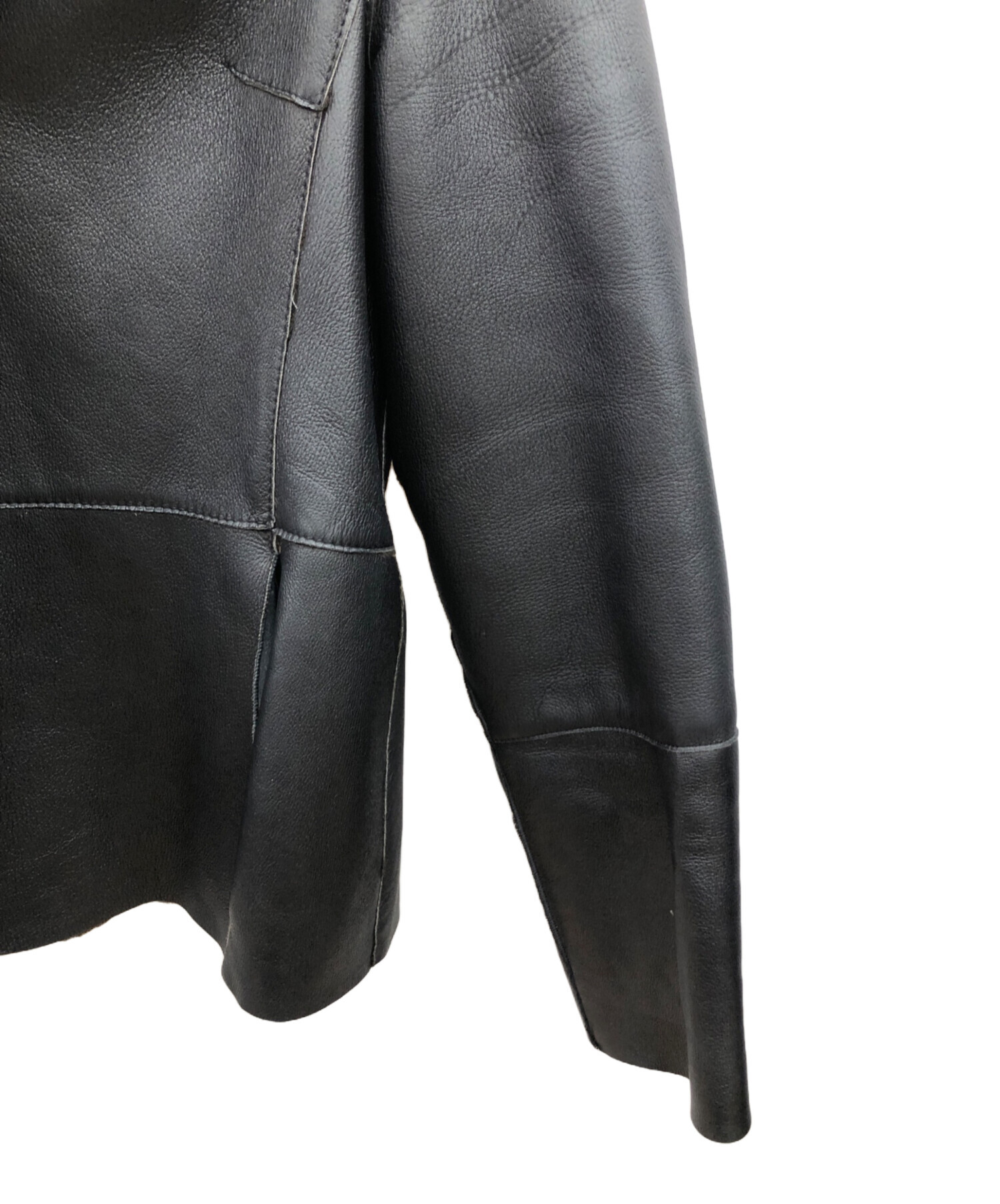 中古・古着通販】BALLY (バリー) リバーシブルラムレザー3Bジャケット