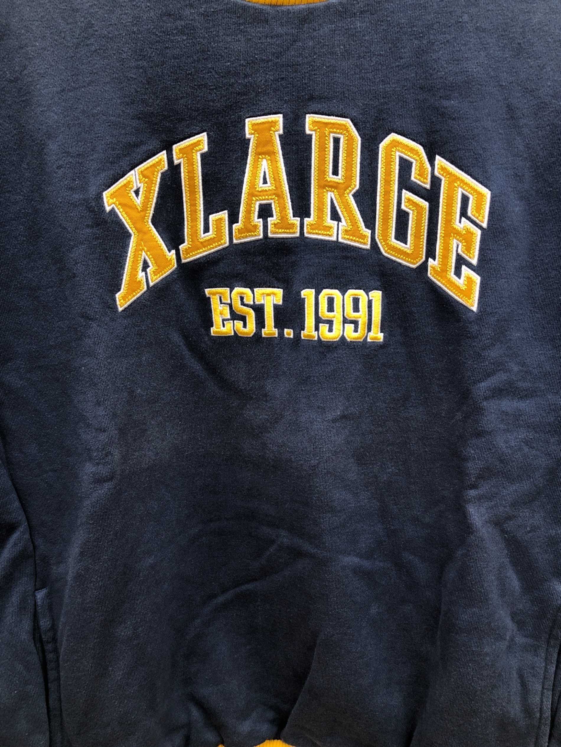 中古・古着通販】X-LARGE (エクストララージ) スウェット ネイビー 