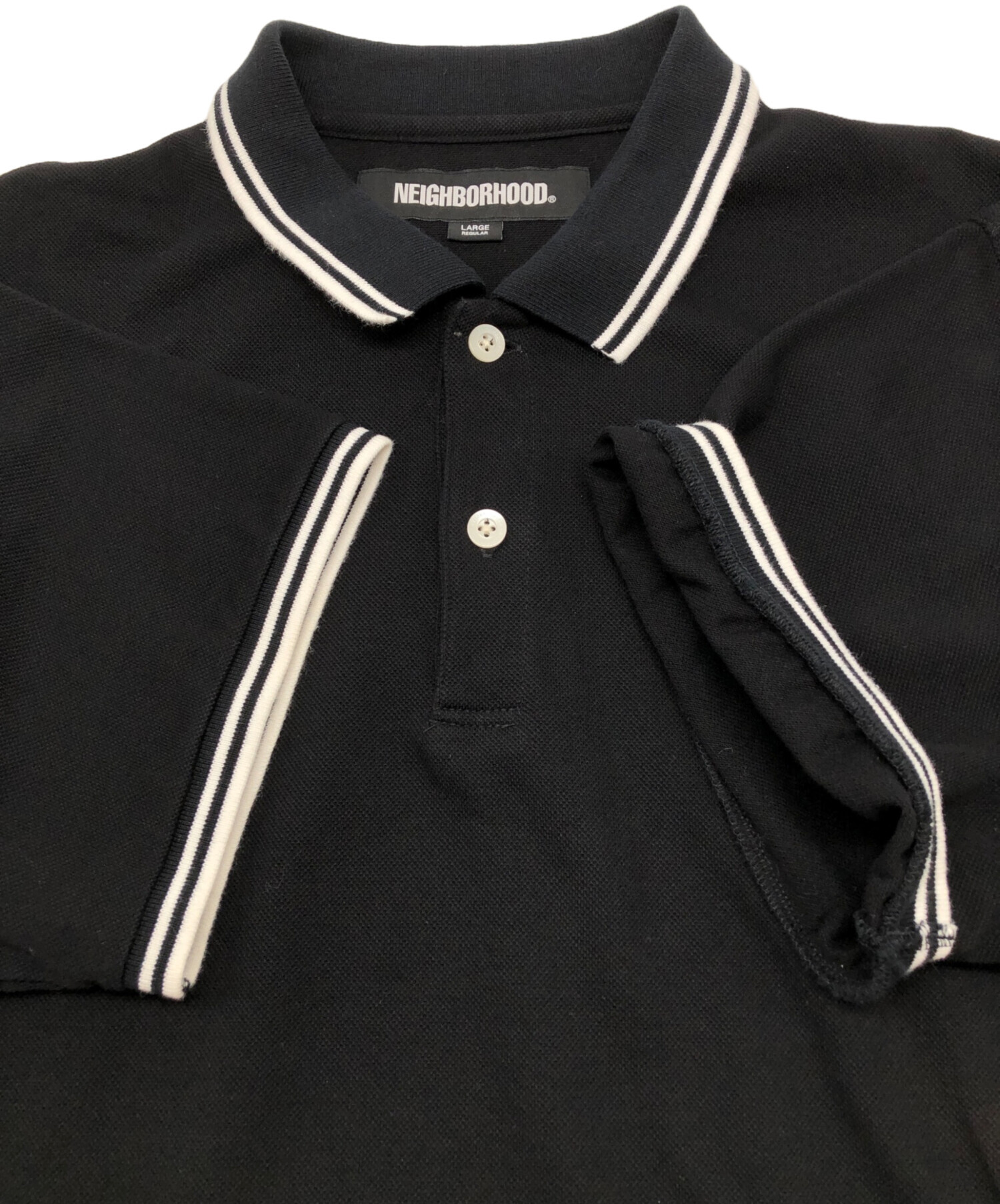 中古・古着通販】NEIGHBORHOOD (ネイバーフッド) ポロシャツ PIQUE