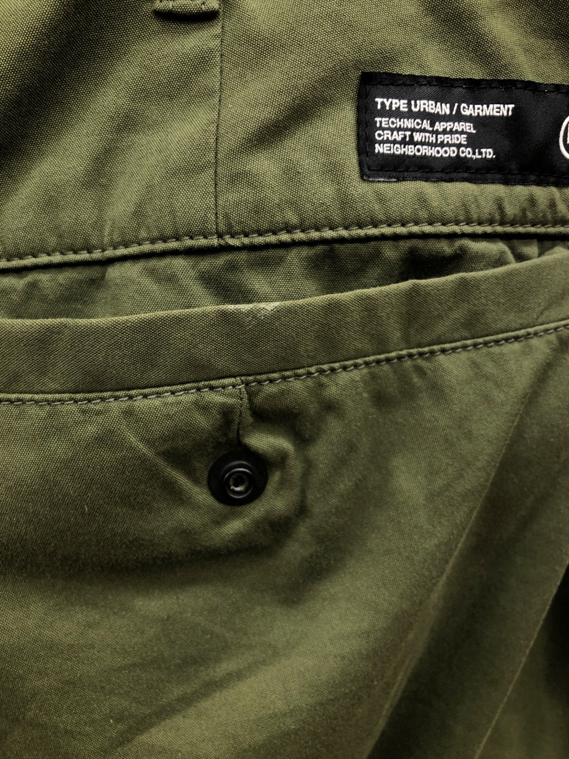 NEIGHBORHOOD カーゴパンツ カーキ 中古・古着通販】NEIGHBORHOOD (ネイバーフッド) ナイロンパンツ